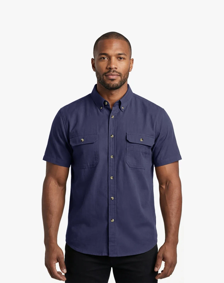 Men's Lightweight Short Sleeve Work Shirt