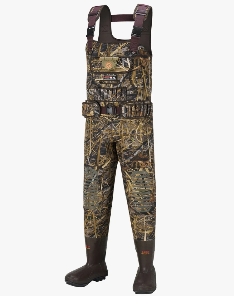 5.5mm Insulated Neoprene Waders with Front Light