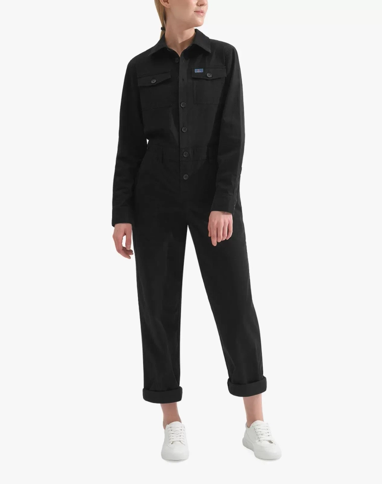 Women's Relaxed Fit Flexible Long Sleeve Coveralls