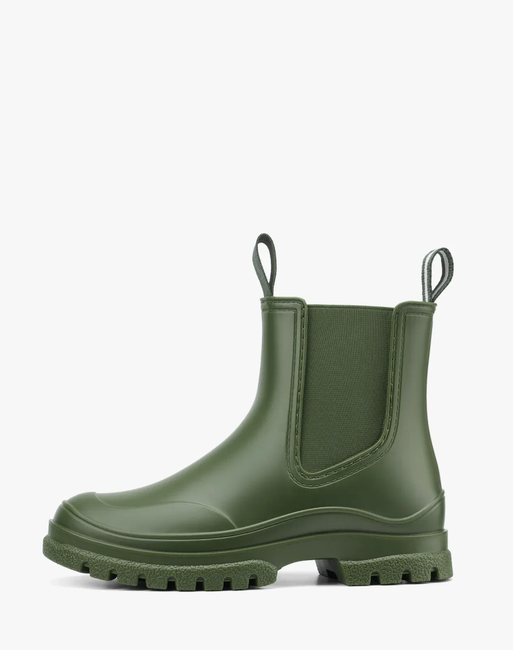 Women's Lightweight PVC Chelsea Matte Rain Boots