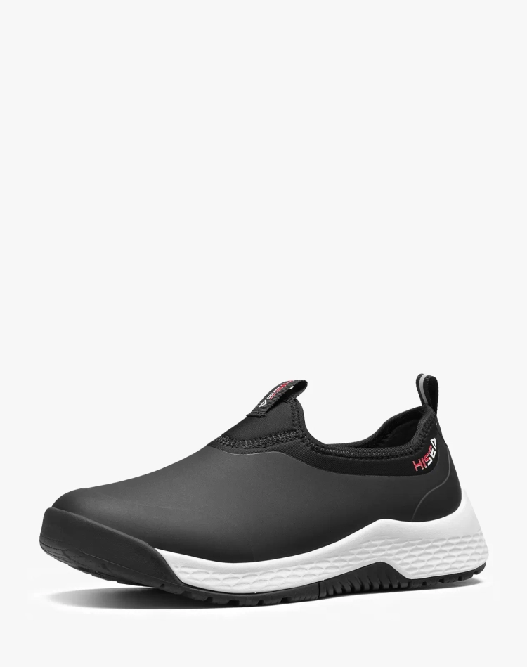 Men's Low-Top Waterproof Garden Sneakers Slip-On Rain Shoes