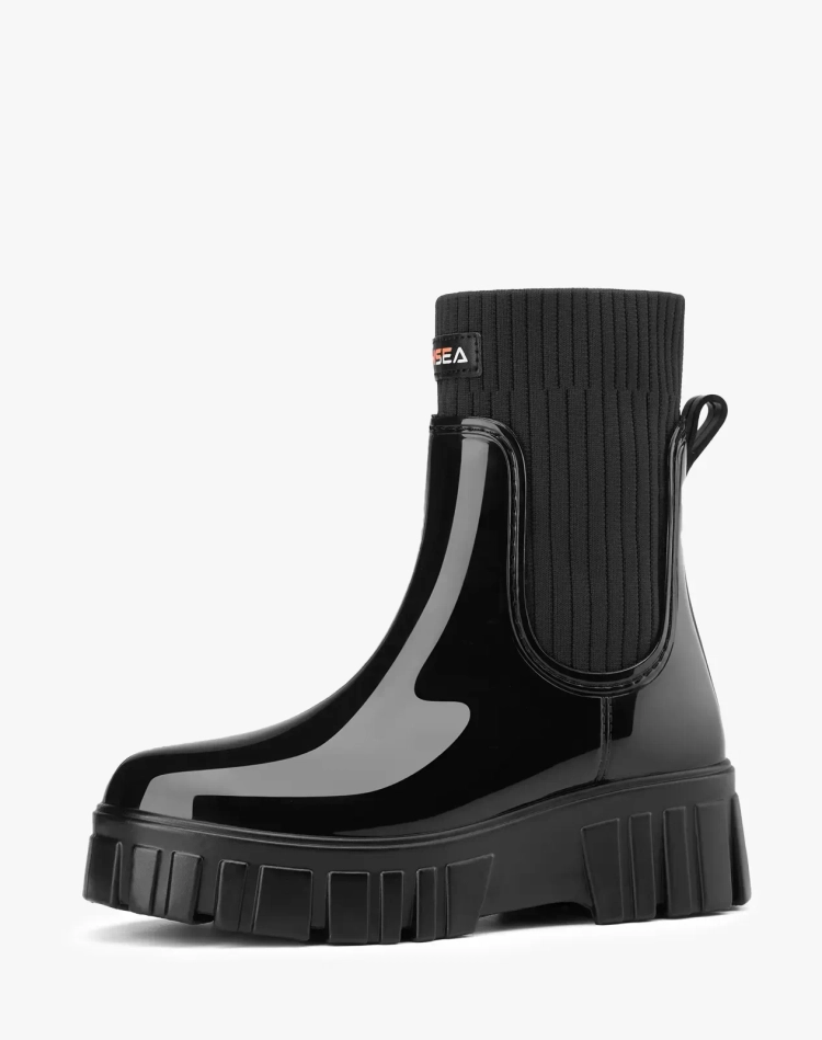 Women's Ankle Waterproof Chelsea Rain Boots