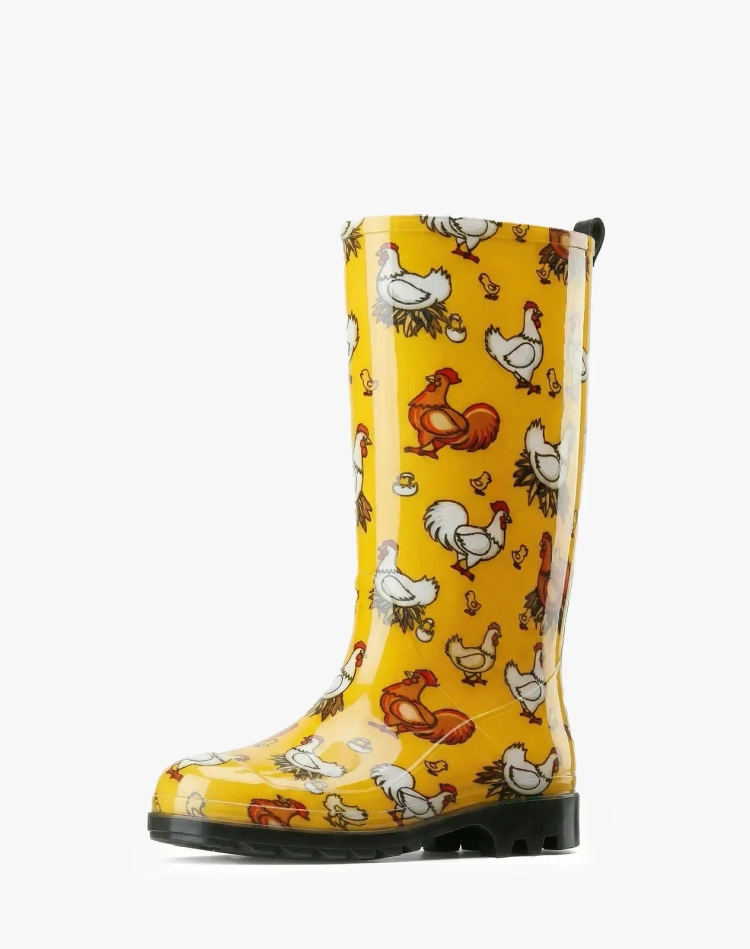 Women's Mid-Calf Waterproof Garden Rain Boots