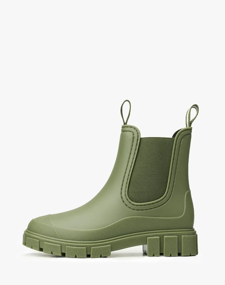 Women's Ankle Waterproof Slip-On Chelsea Rain Boots
