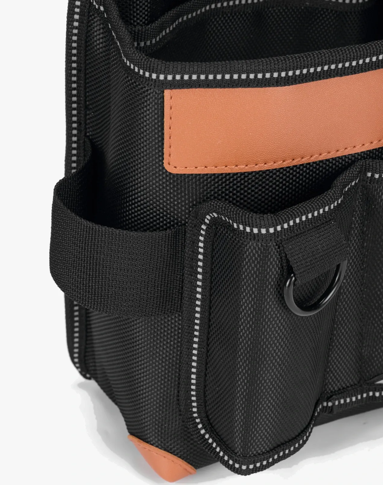 Black 5-Pocket Oxford Electrician Tool Pouch for GJB21CP image 5