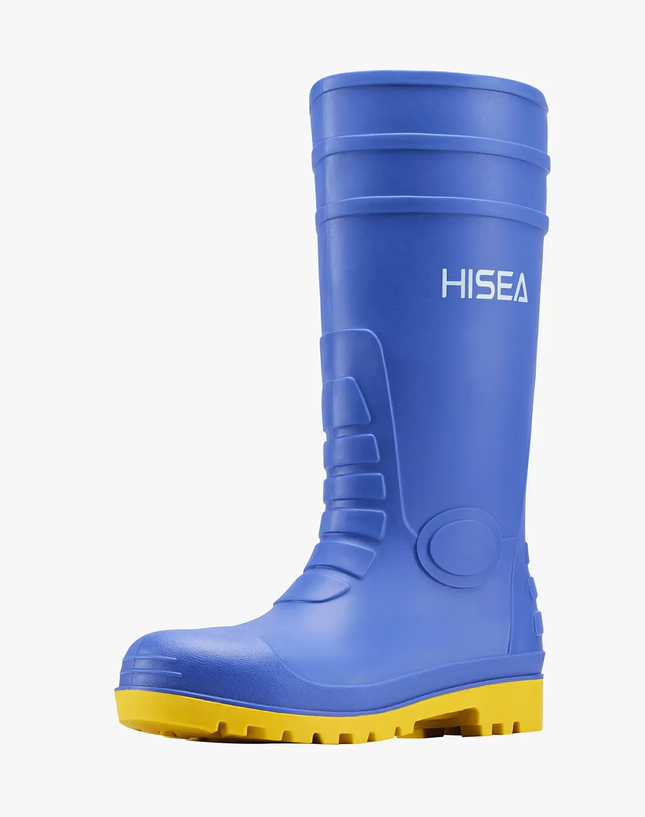 Blue Men's Steel Toe Work Boots for AQX12ACP image 2