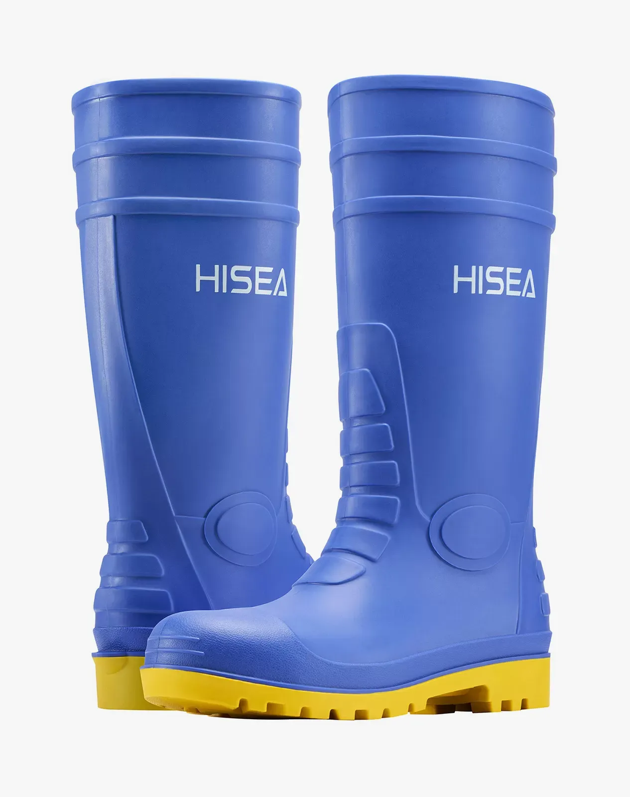 Blue Men's Steel Toe Work Boots for AQX12ACP image 4