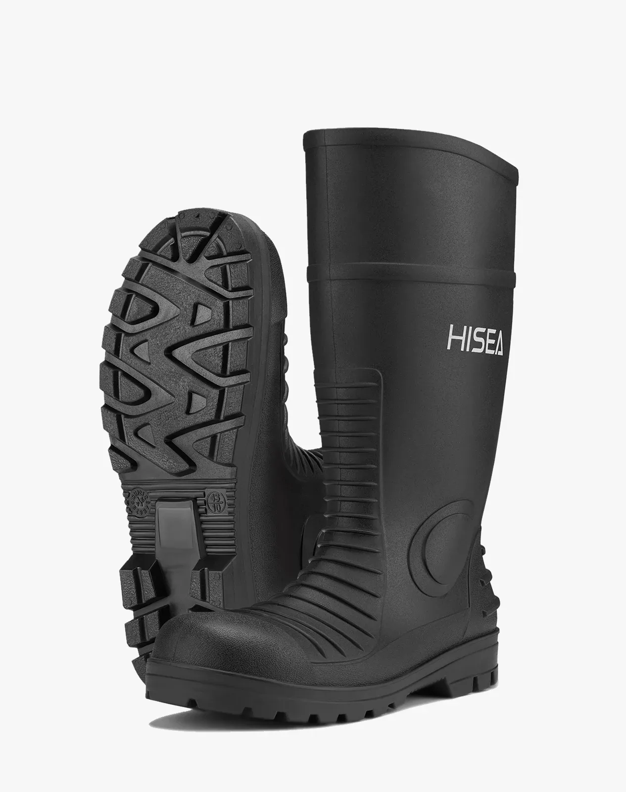 Metal black Men's Steel Toe Work Boots for AQX12ACP image 3