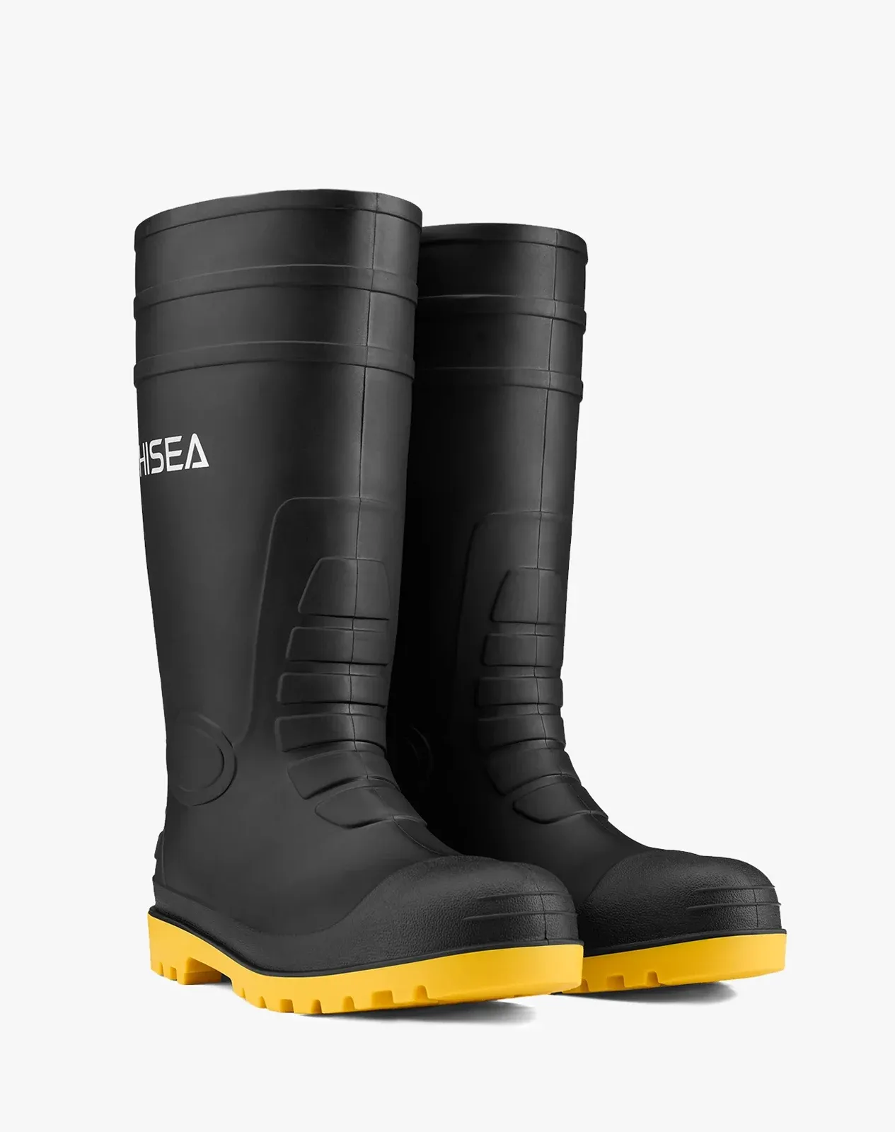 Black 1 Men's Steel Toe Work Boots for AQX12ACP image 4