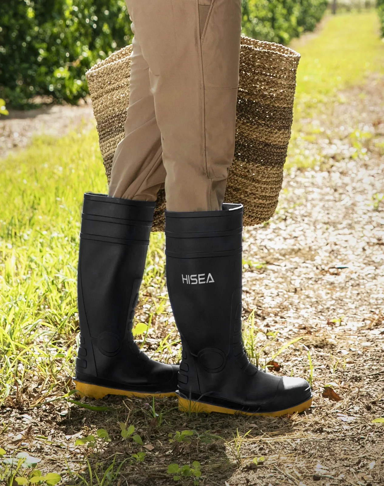Black 1 Men's Steel Toe Work Boots for AQX12ACP image 6