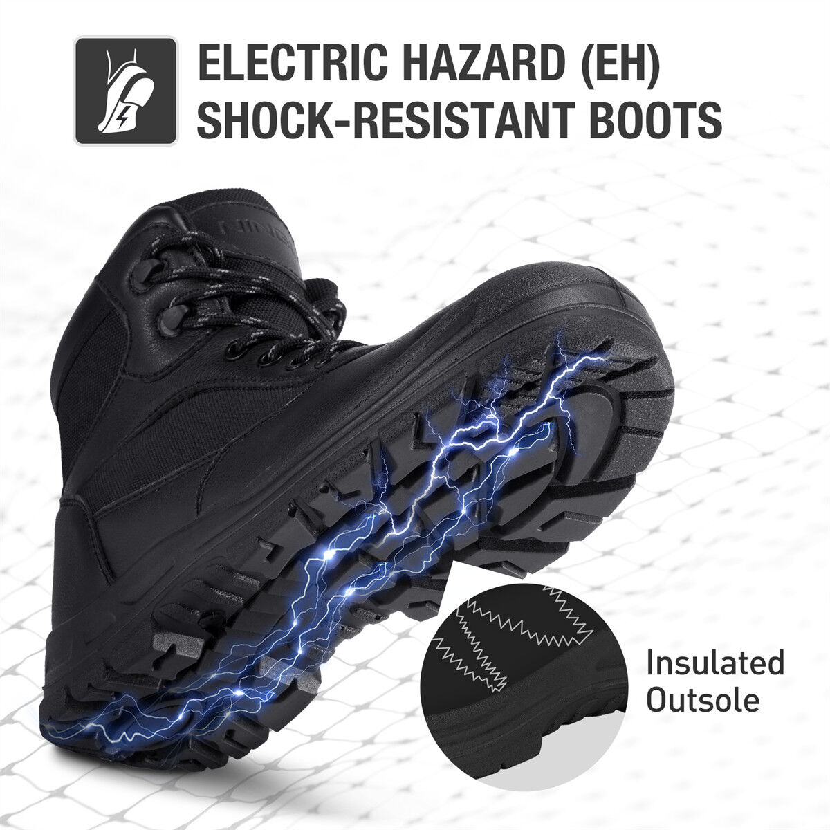 Men's Composite Toe Work Boots for AQX64ACP image 5