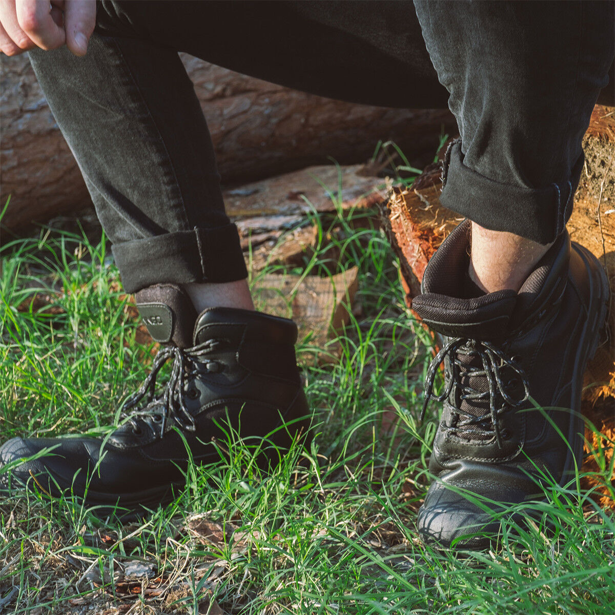 Men's Composite Toe Work Boots for AQX64ACP image 7