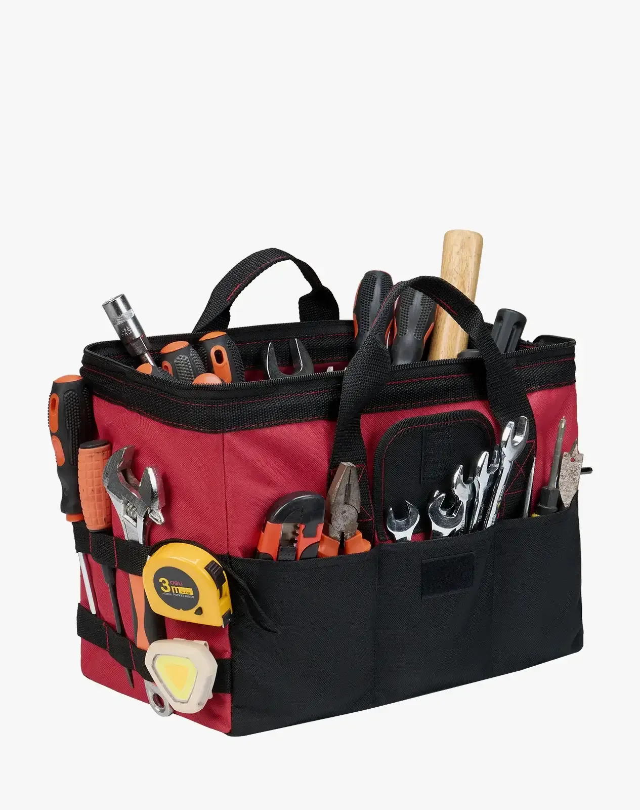 Red 600D Oxford Fabric 3PCS Set Tool Bag for GJB10CP image 2