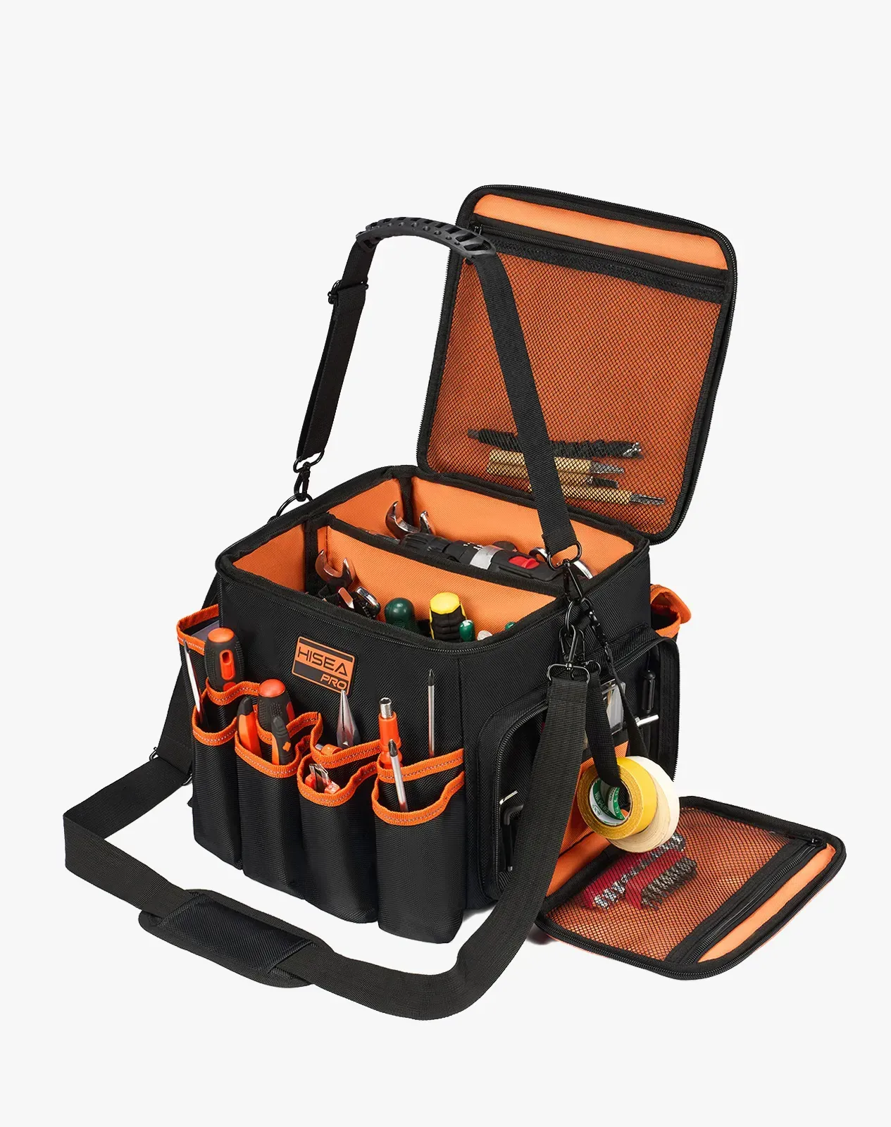 Orange Heavy Duty Tool Bag with Screw Storage Box for GJB17CP image 2