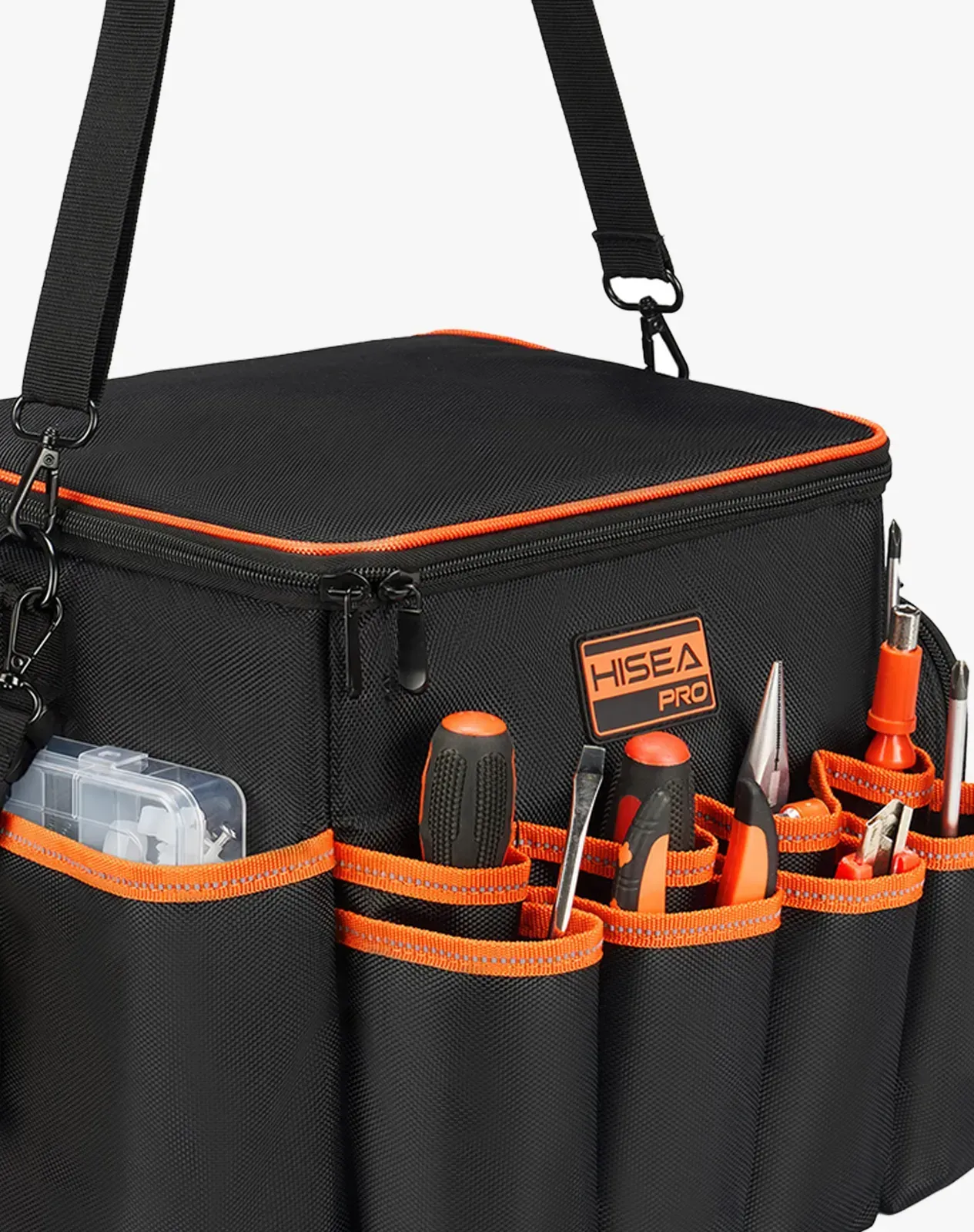 Orange Heavy Duty Tool Bag with Screw Storage Box for GJB17CP image 5