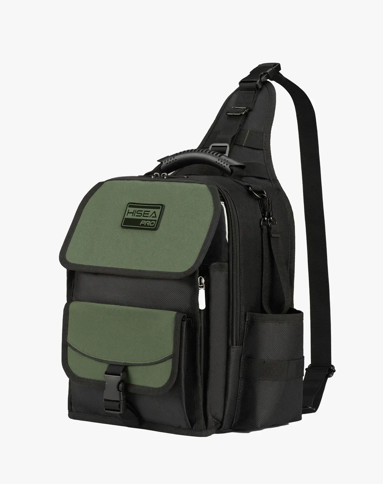 Green Tactical Sling Tool Bag with MOLLE Webbing for GJB18CP image 4
