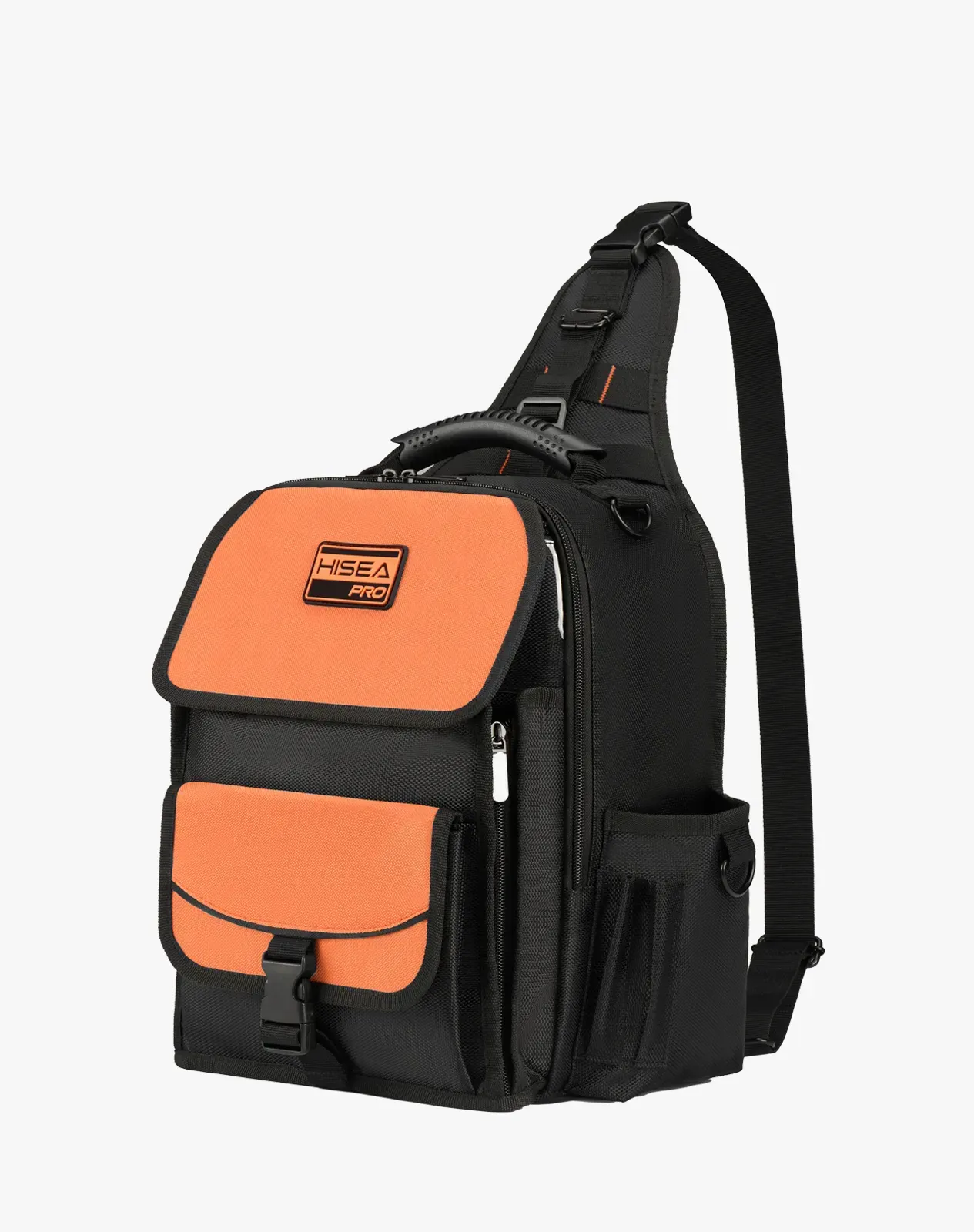 Orange Tactical Sling Tool Bag with MOLLE Webbing for GJB18CP image 3