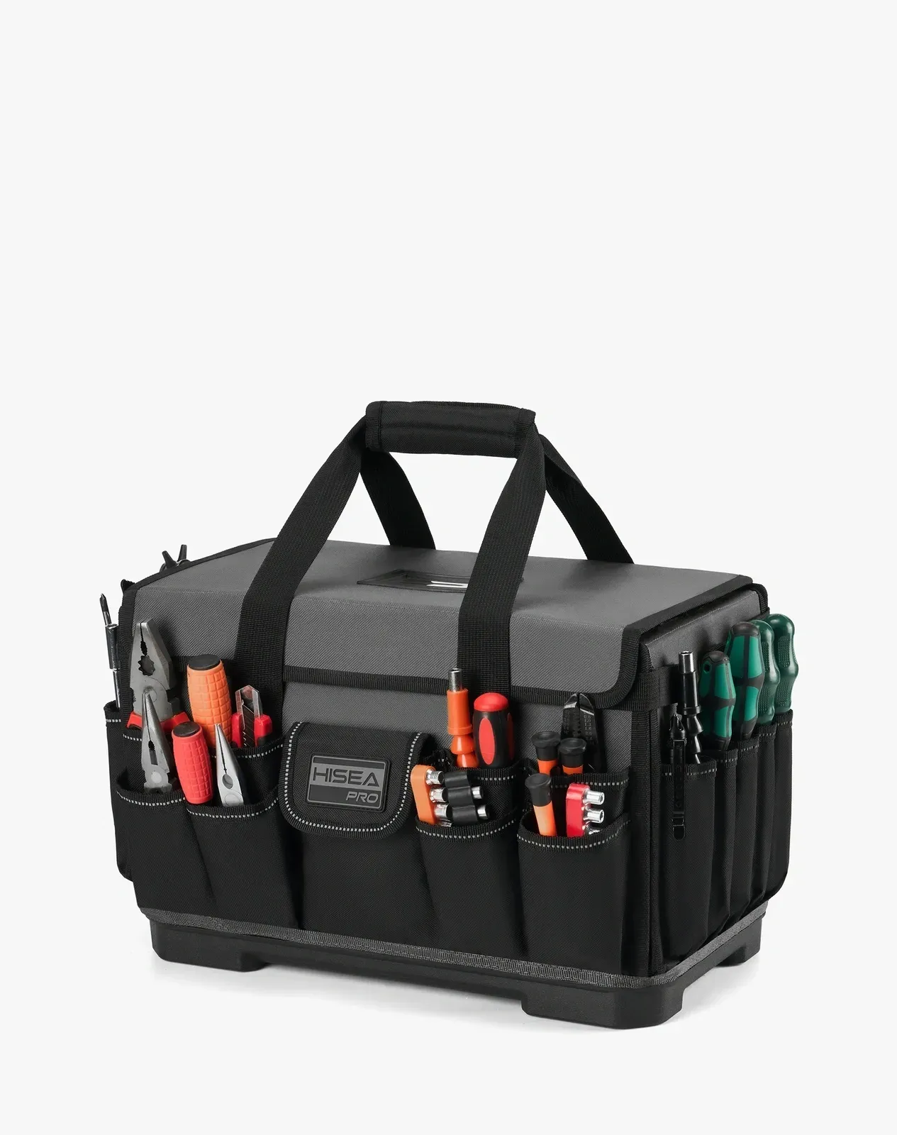 Grey Foldable Tool Bag with Hard Bottom for GJB19CP image 6