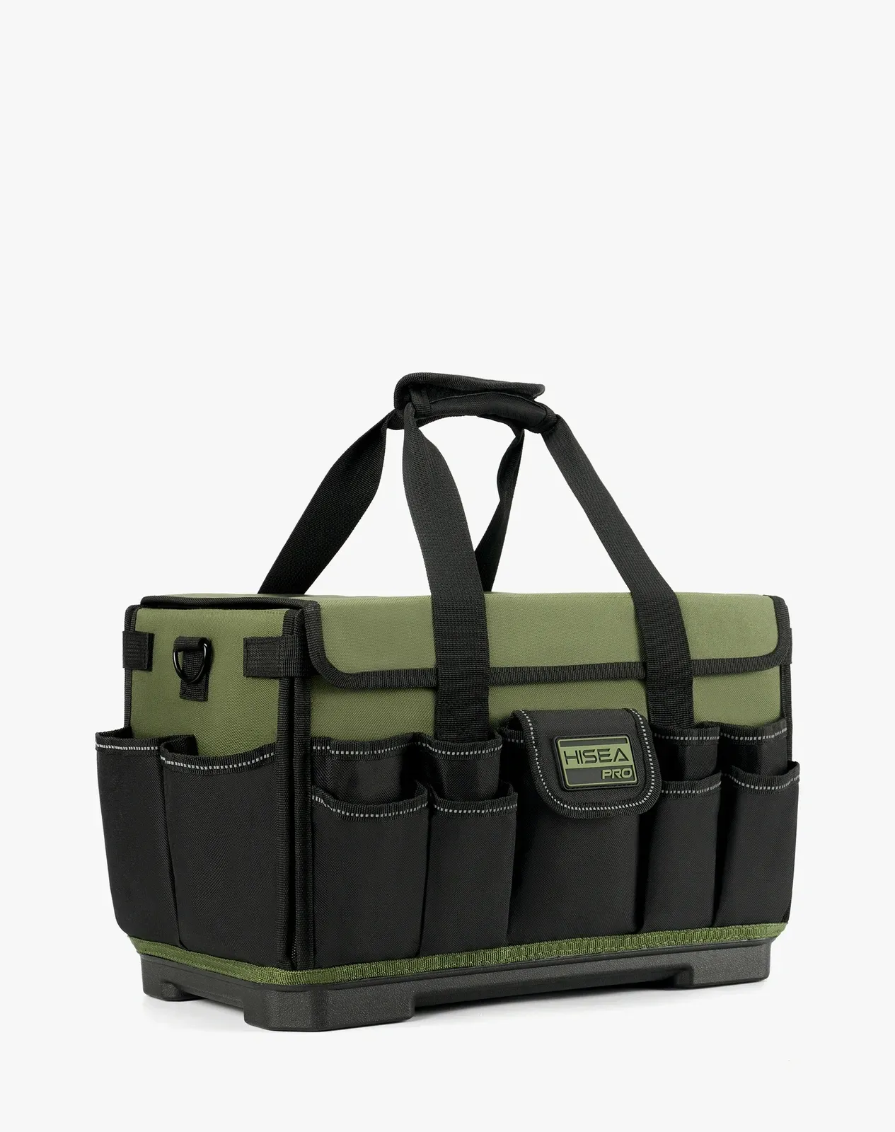 Green Foldable Tool Bag with Hard Bottom for GJB19CP image 1