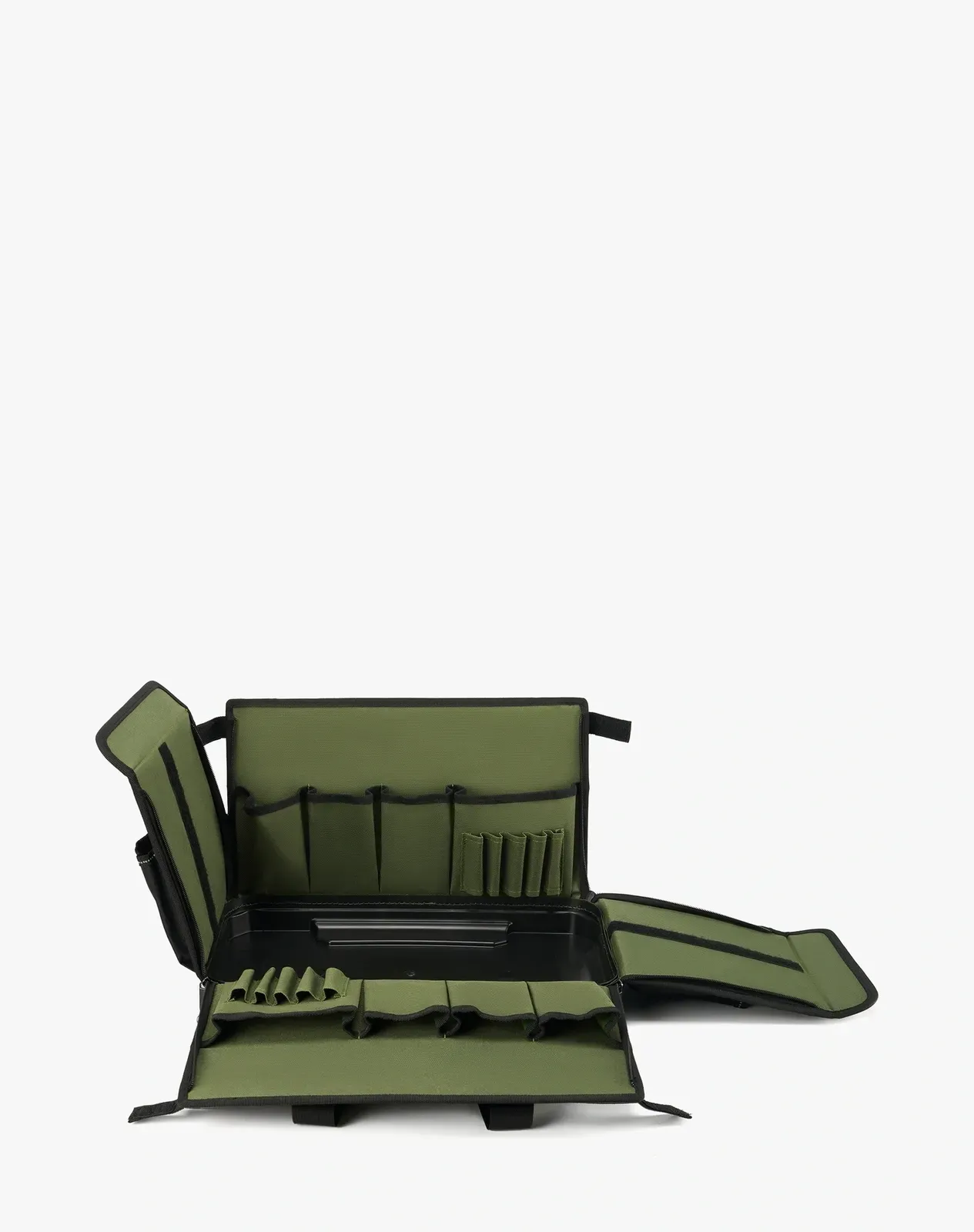 Green Foldable Tool Bag with Hard Bottom for GJB19CP image 4
