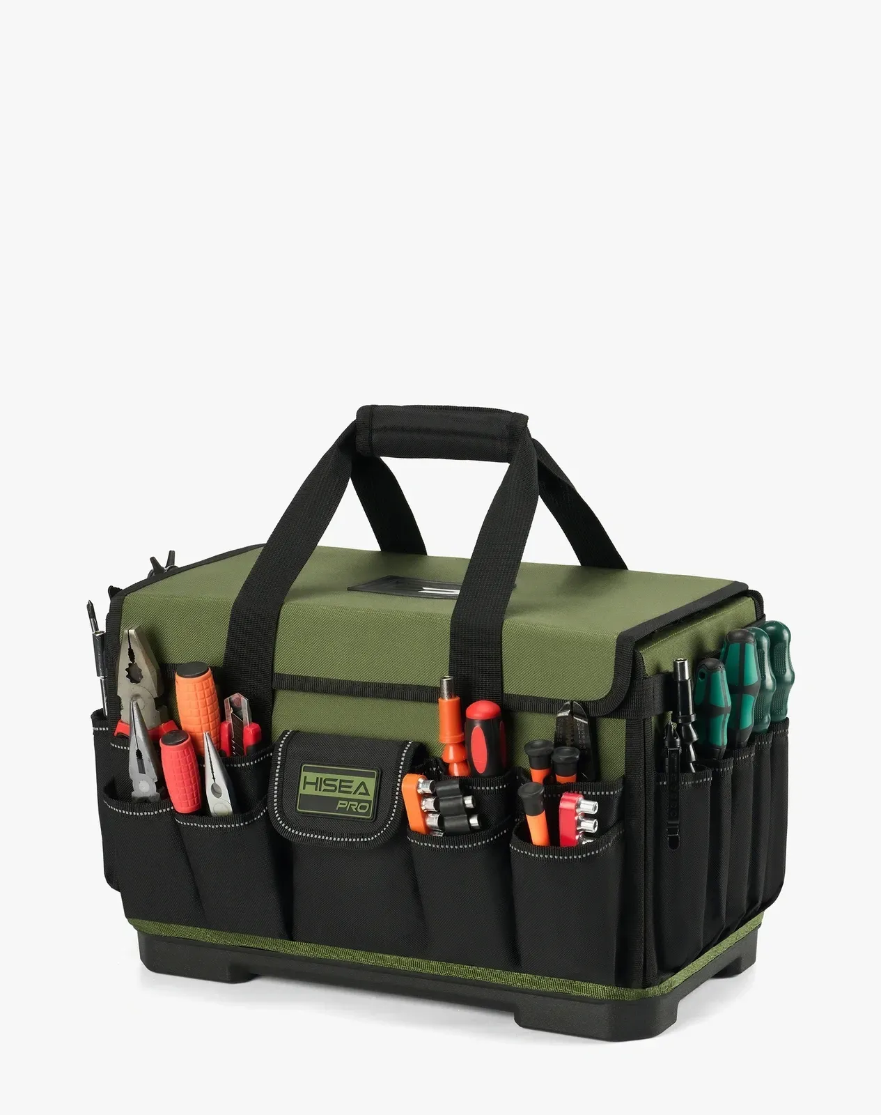 Green Foldable Tool Bag with Hard Bottom for GJB19CP image 6