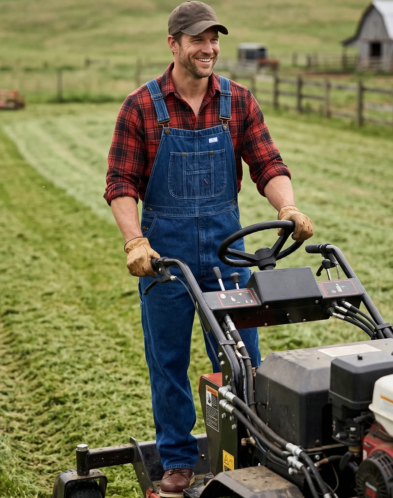 Men's Denim Bib Overalls for GZ04MCP image 5