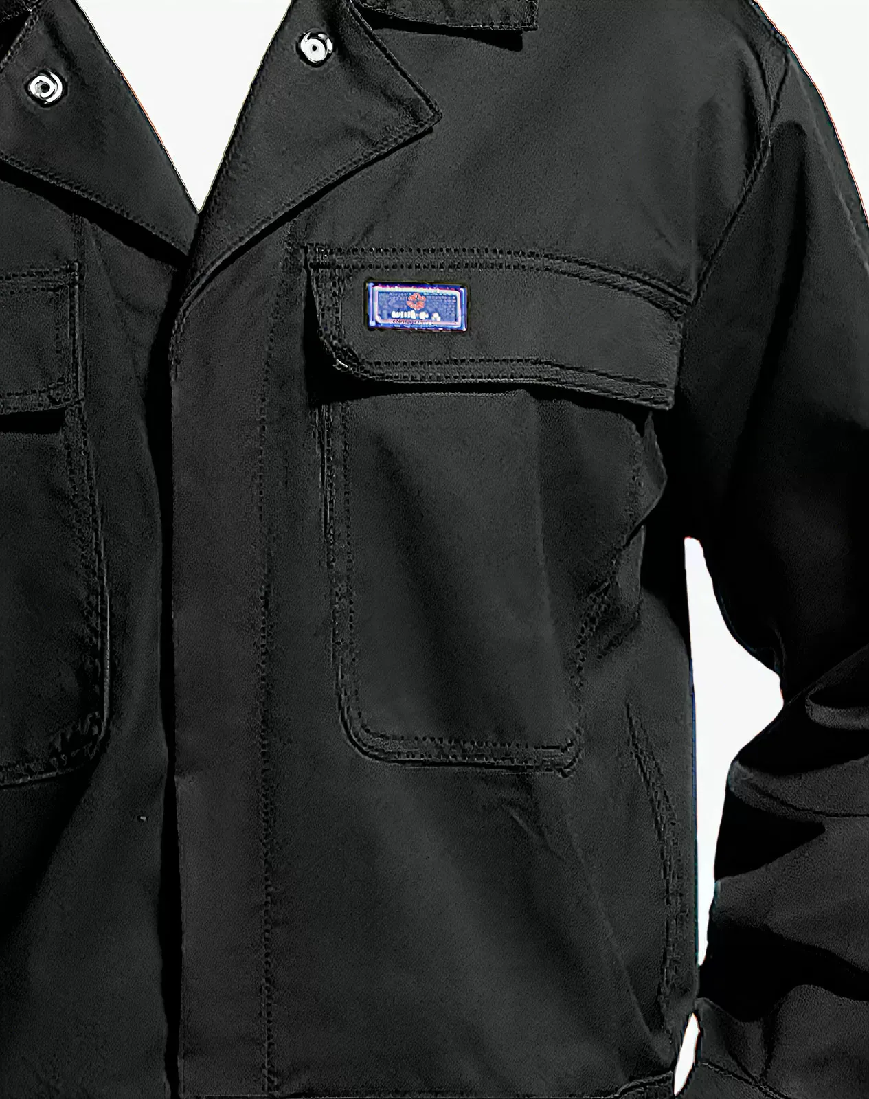 Black Men's Long Sleeve Coverall for GZ05M image 3