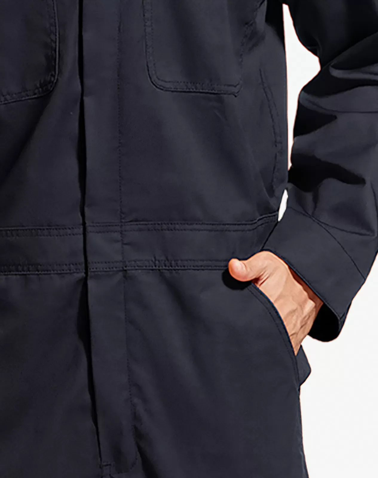 Navy Men's Long Sleeve Coverall | HISEA