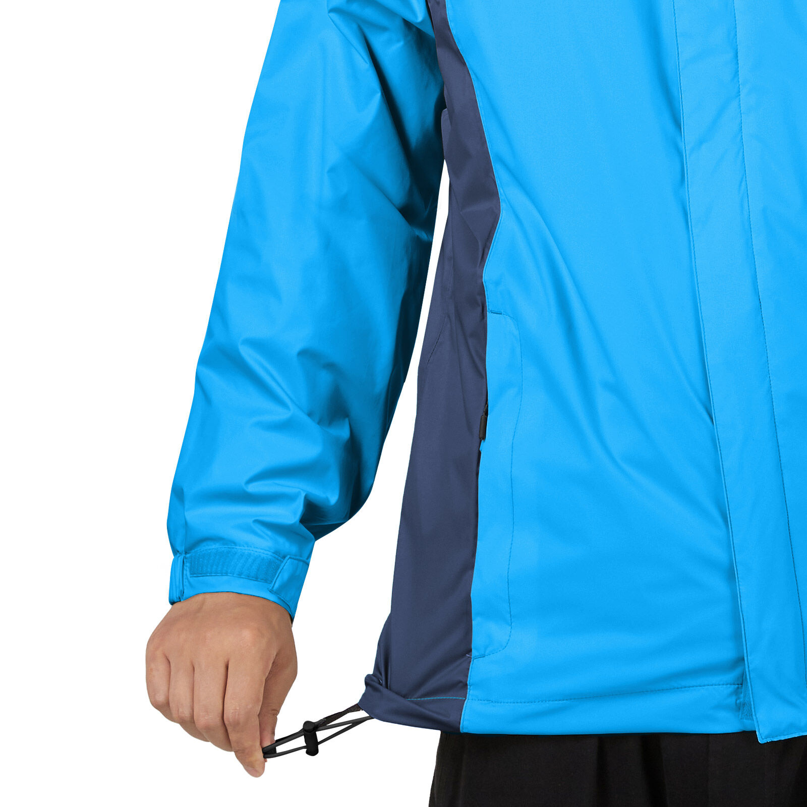 Blue HISEA Men’s Waterproof Rain Jacket for GZ14M image 4