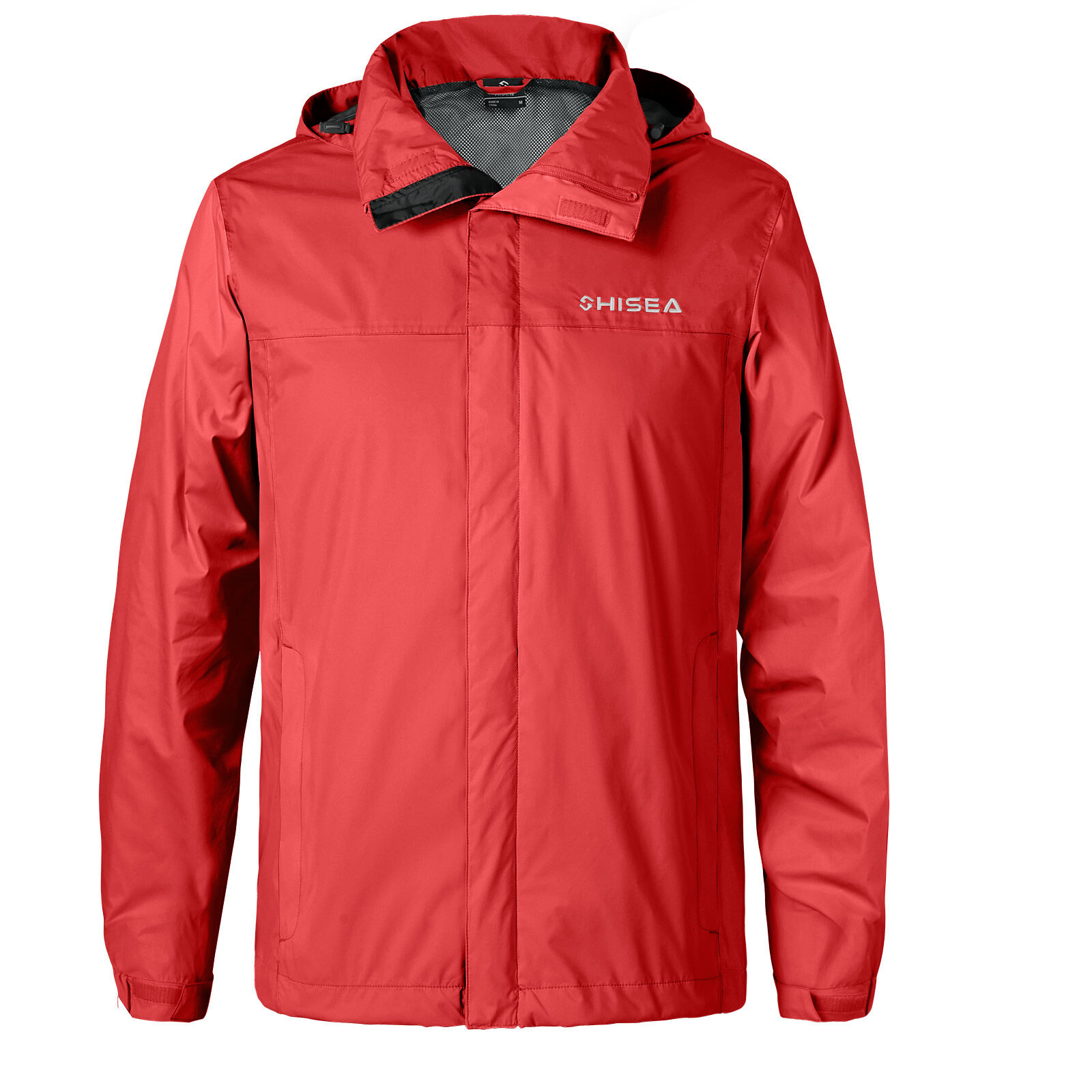 Red HISEA Men’s Waterproof Rain Jacket for GZ14M image 1