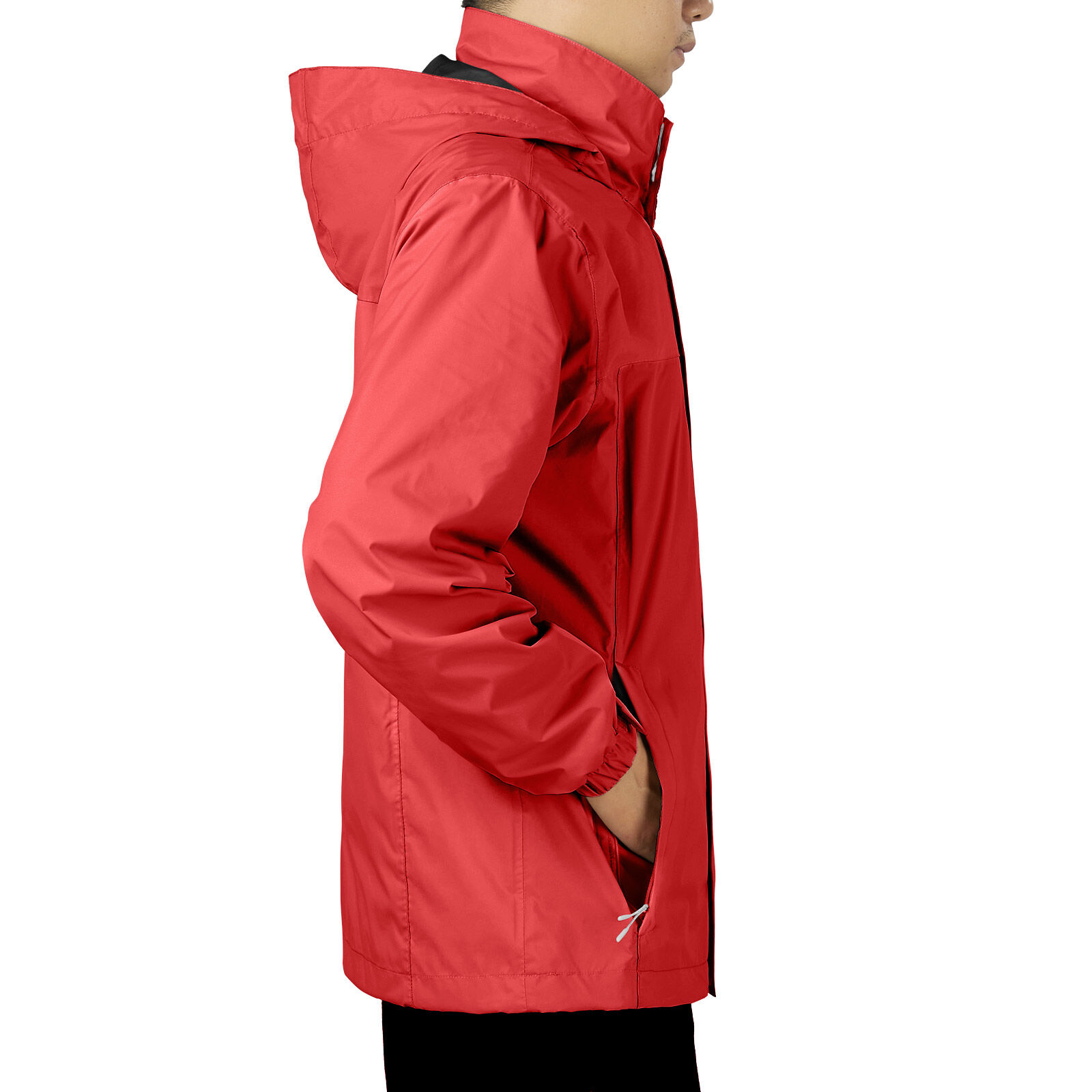 Red HISEA Men’s Waterproof Rain Jacket for GZ14M image 3
