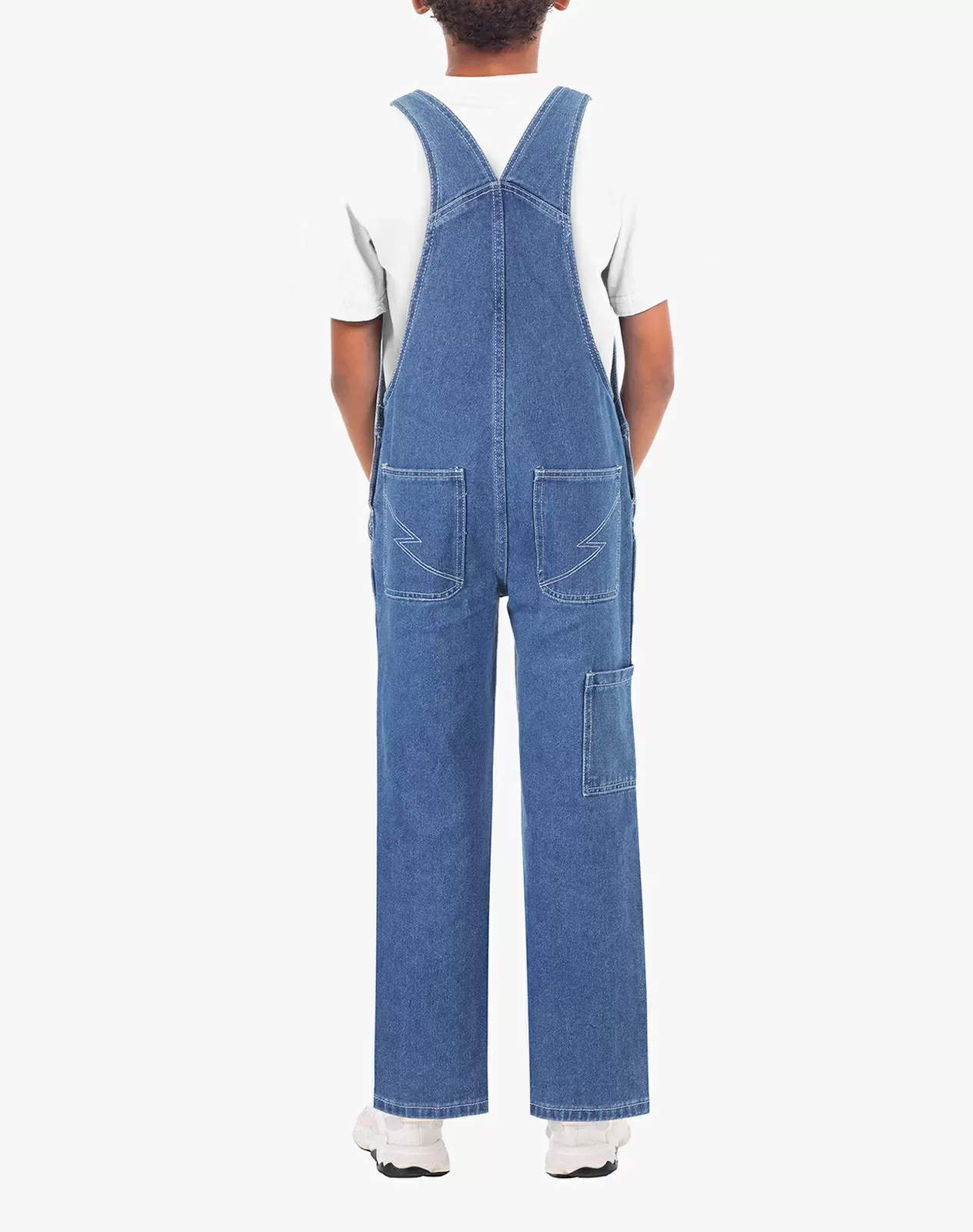 新品未使用　Denim Overall Navy Kids' Bib Denim Overall | HISEA