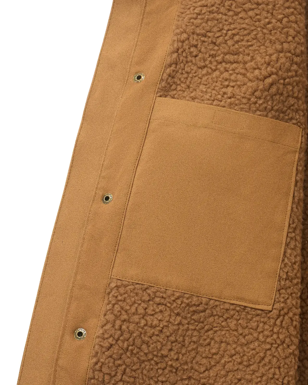Brown Men's Insulated Work Jacket with Multiple Pockets for GZ24MCP image 4