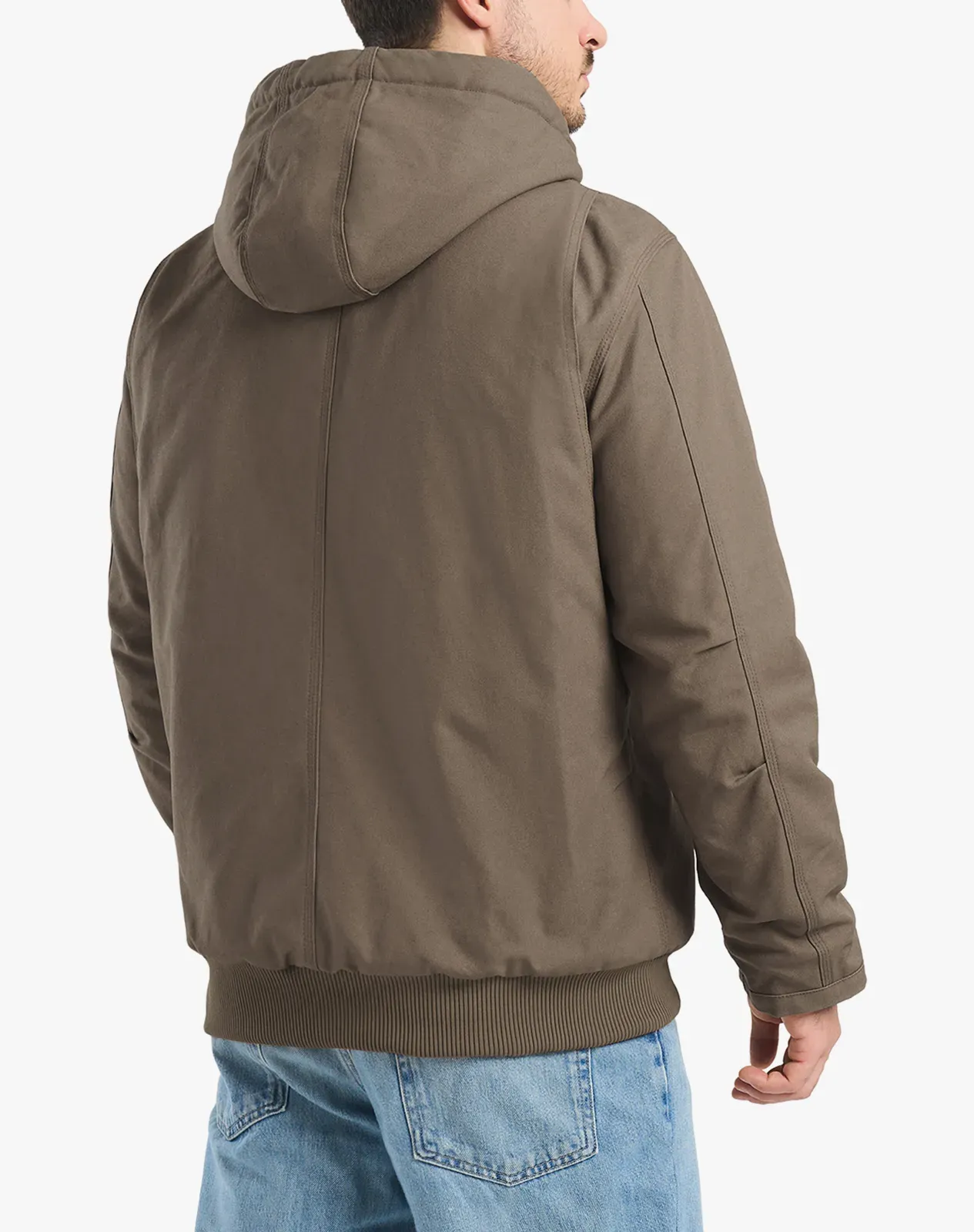 Khaki Men's Insulated Work Jacket with Multiple Pockets | HISEA