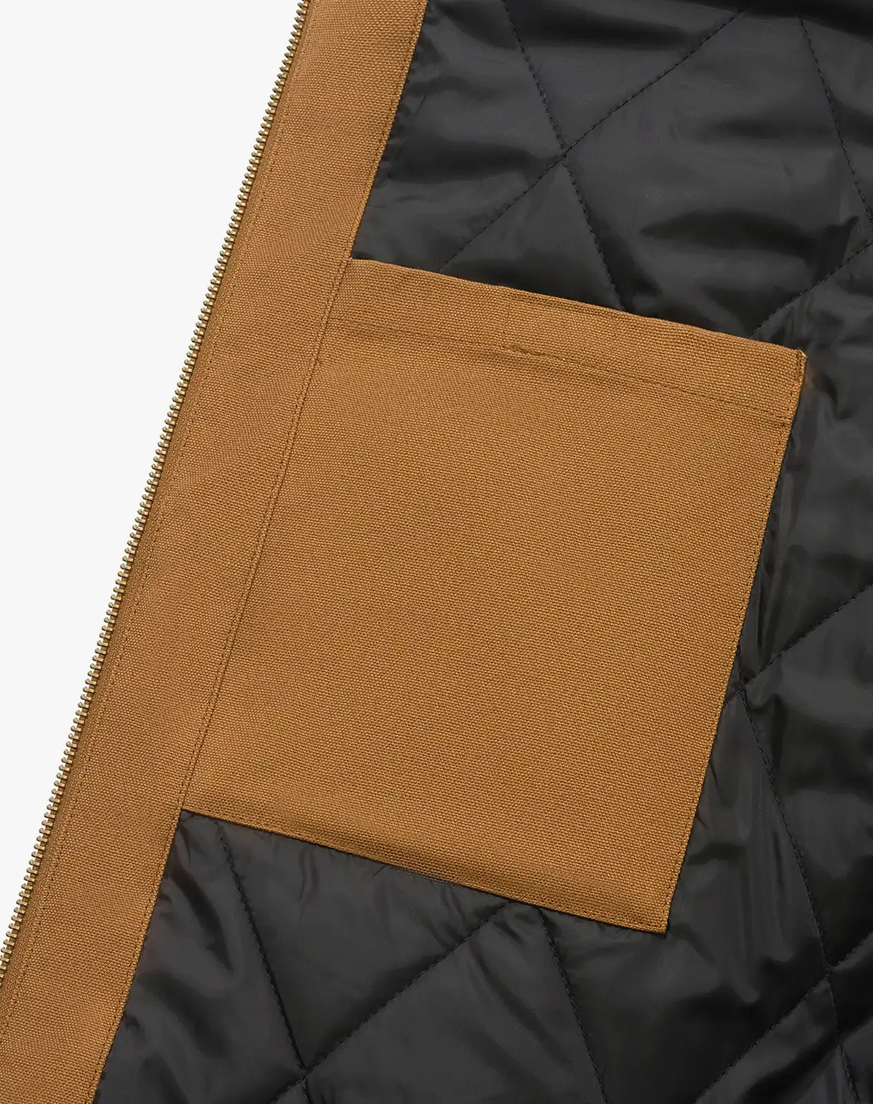 Brown Men's Insulated Canvas Hooded Work Jacket for GZ25MCP image 4