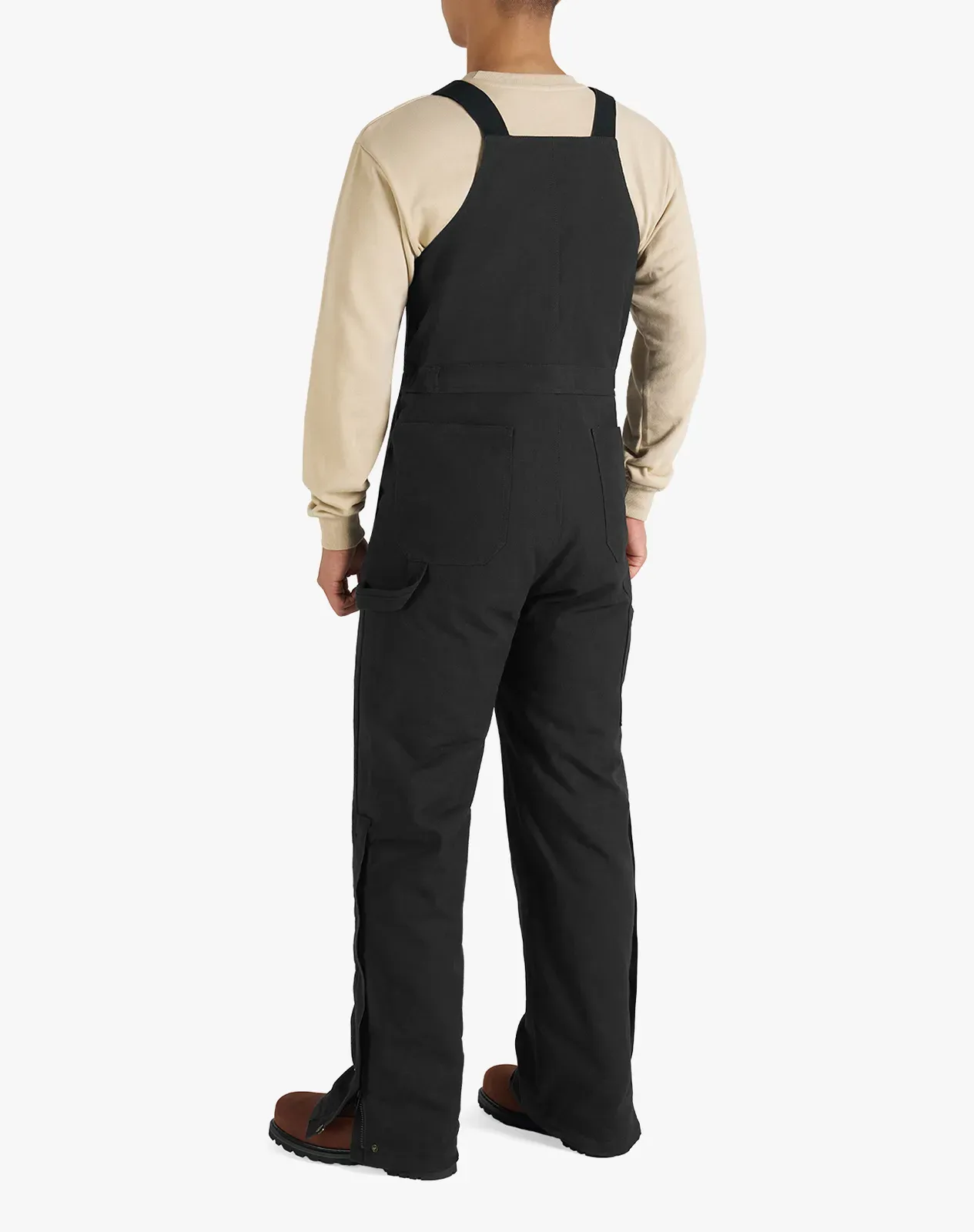 Men's Loose Fit Duck Insulated Canvas Bib Overalls Ridgeway