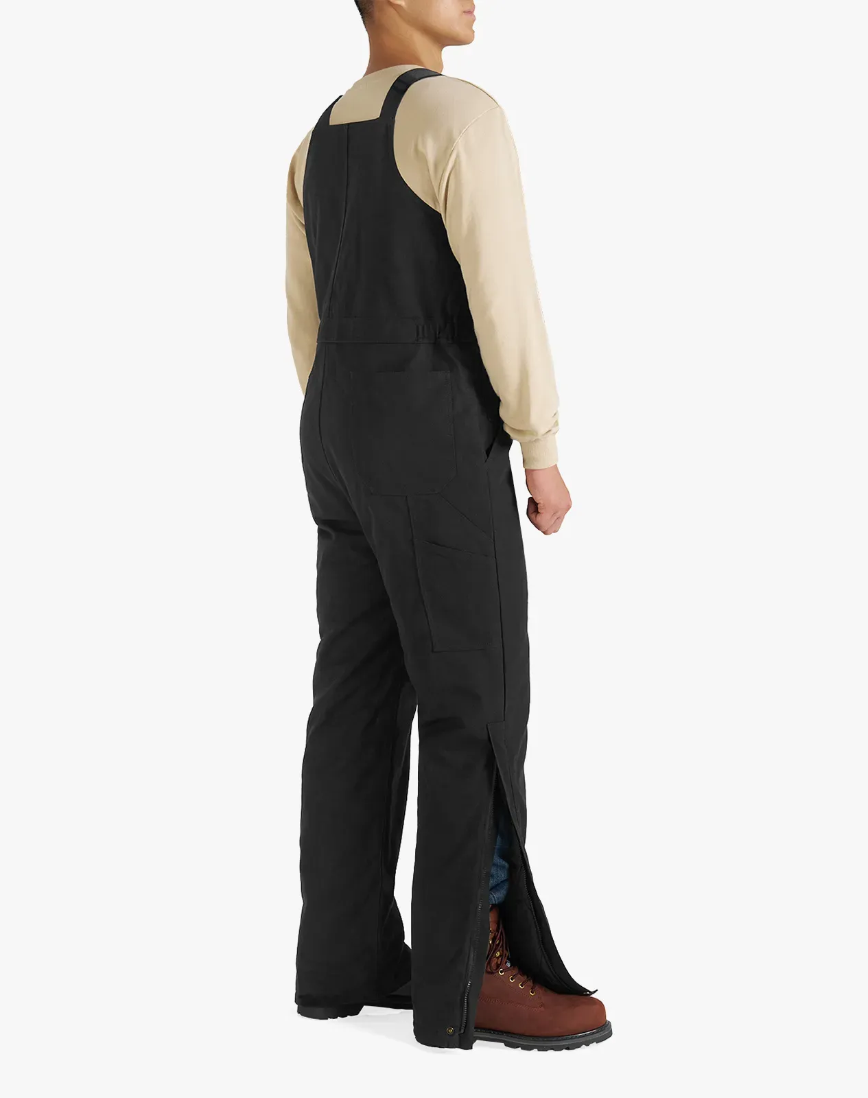 Men's Loose Fit Duck Insulated Canvas Bib Overalls for GZ27MCP image 3