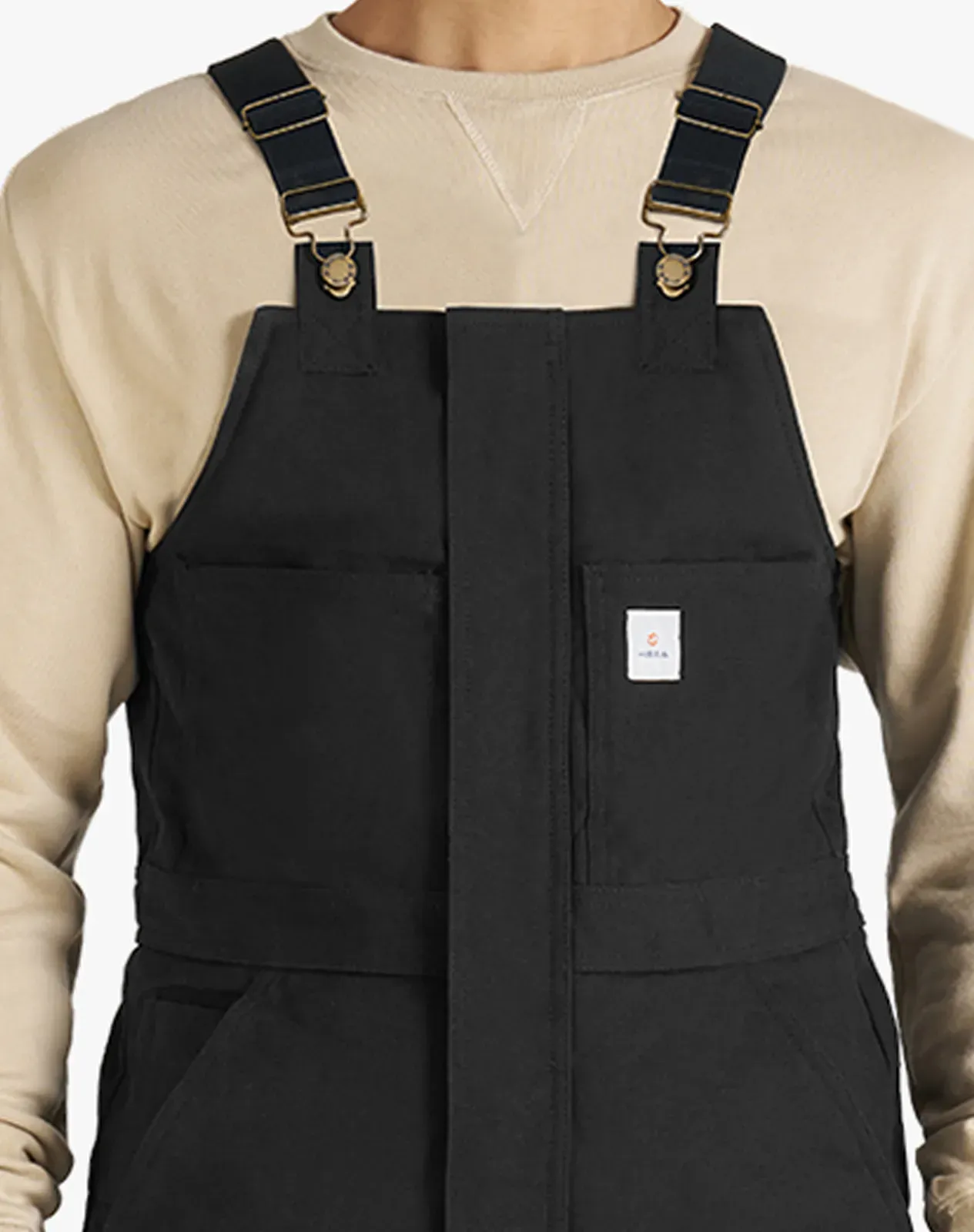 Men's Loose Fit Duck Insulated Canvas Bib Overalls for GZ27MCP image 4