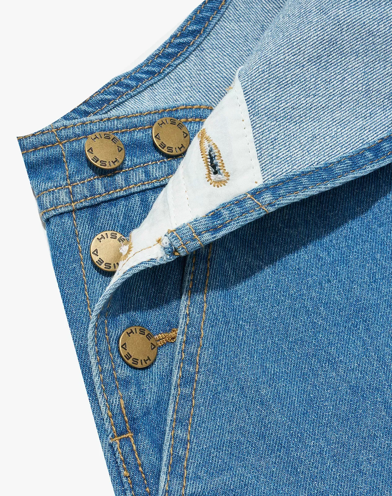Blue Women’s Relaxed Fit Denim Bib Overall for GZ29WCP image 6