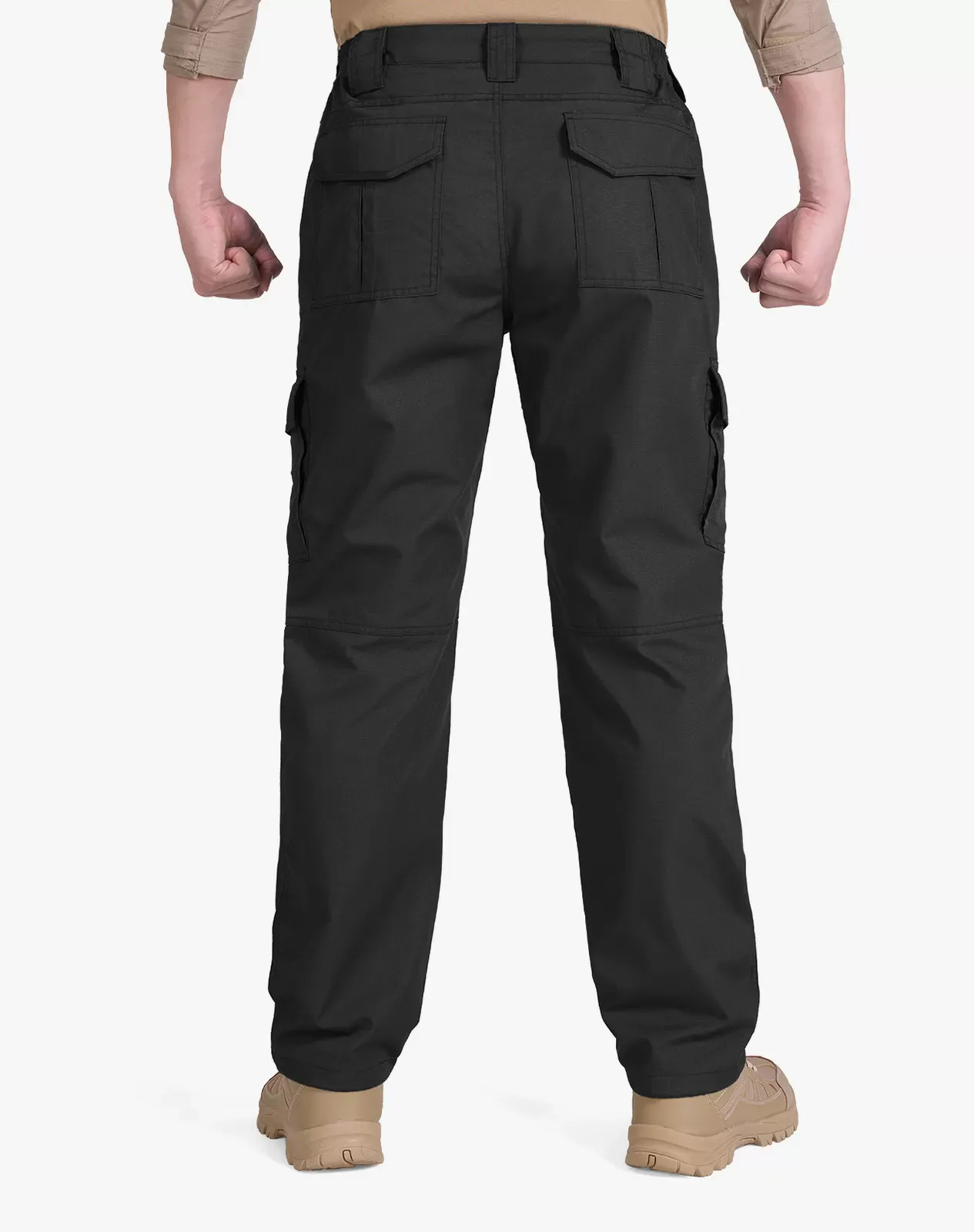 Black Men's Tactical Pants Relaxed Fit | HISEA