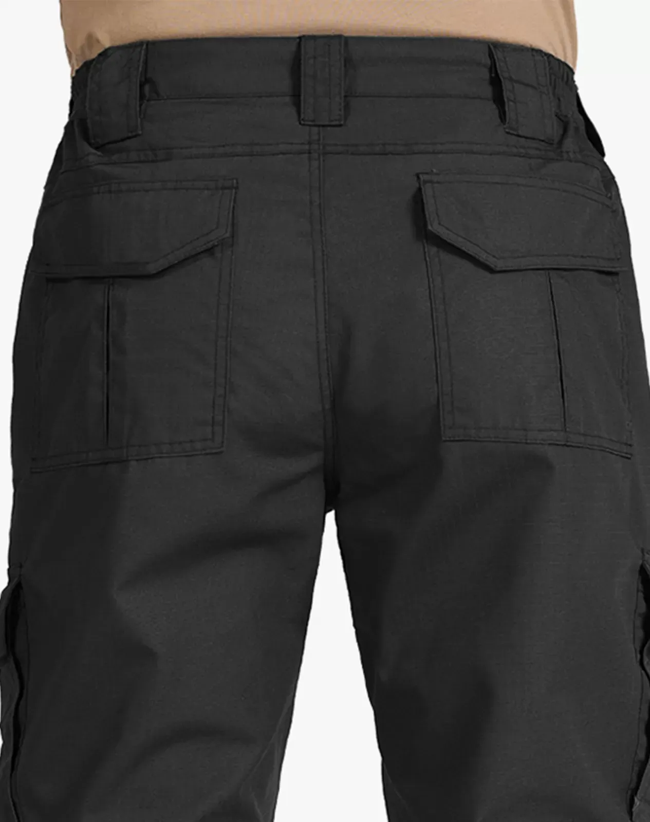 Black Men's Tactical Pants Relaxed Fit for GZ31MCP image 4