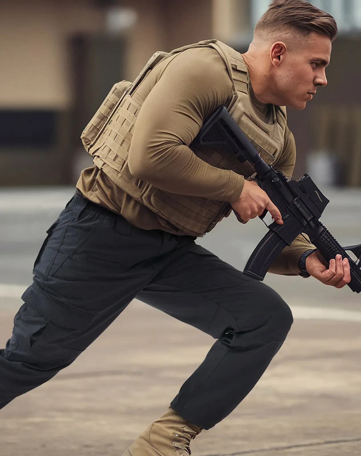 Navy Men’s Tactical Pants Relaxed Fit for GZ31MCP image 6