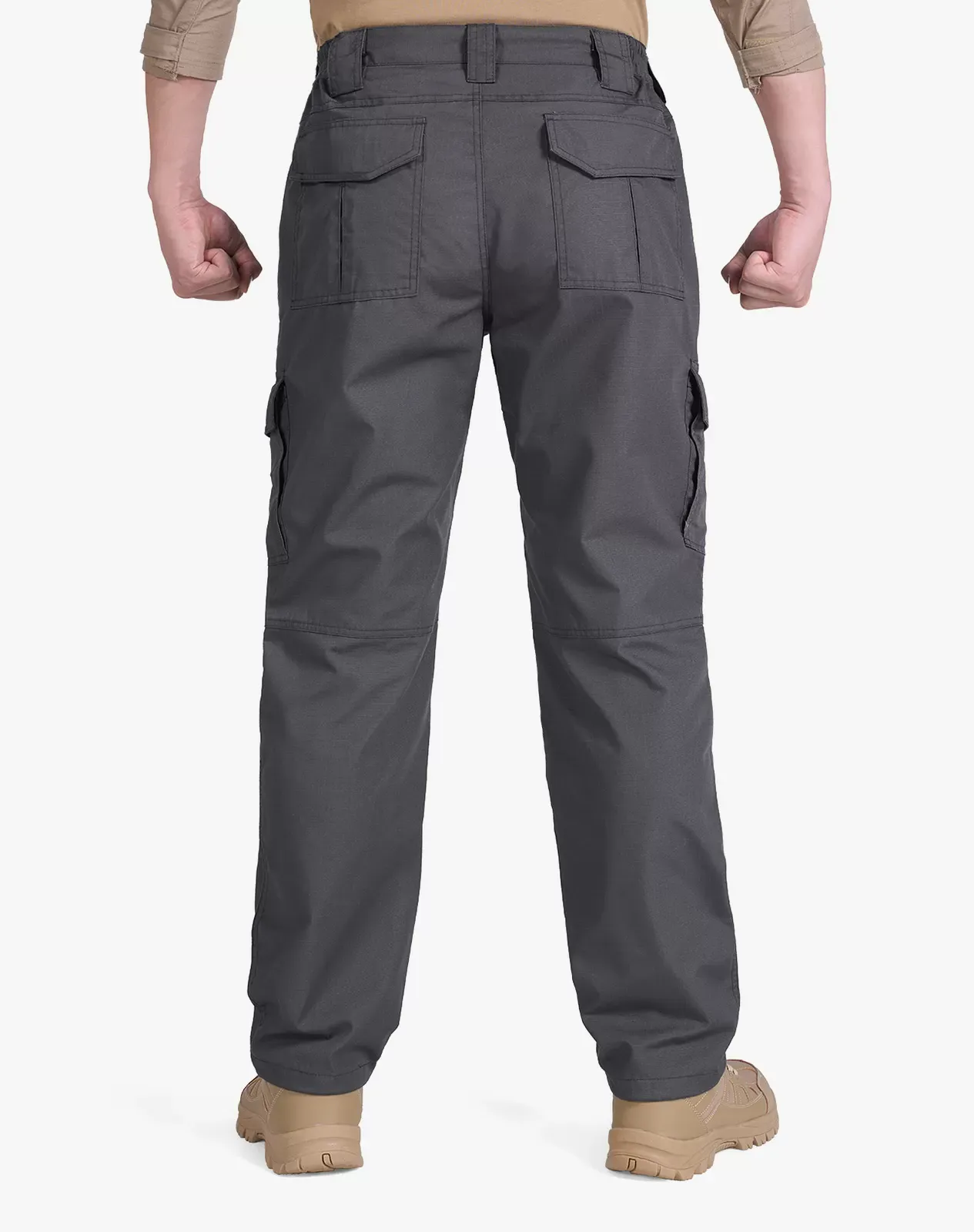 Grey Men's Tactical Pants Relaxed Fit | HISEA