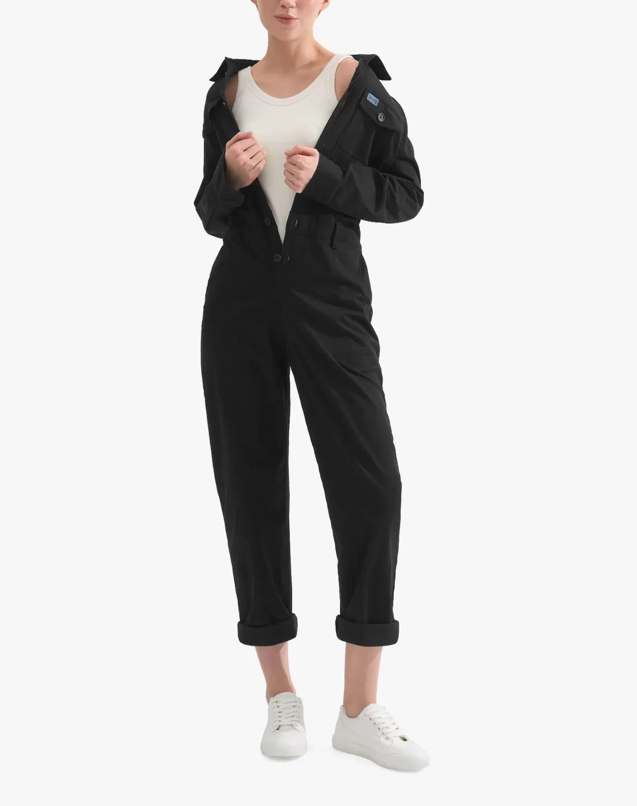 Women's Relaxed Fit Flexible Long Sleeve Coveralls | HISEA