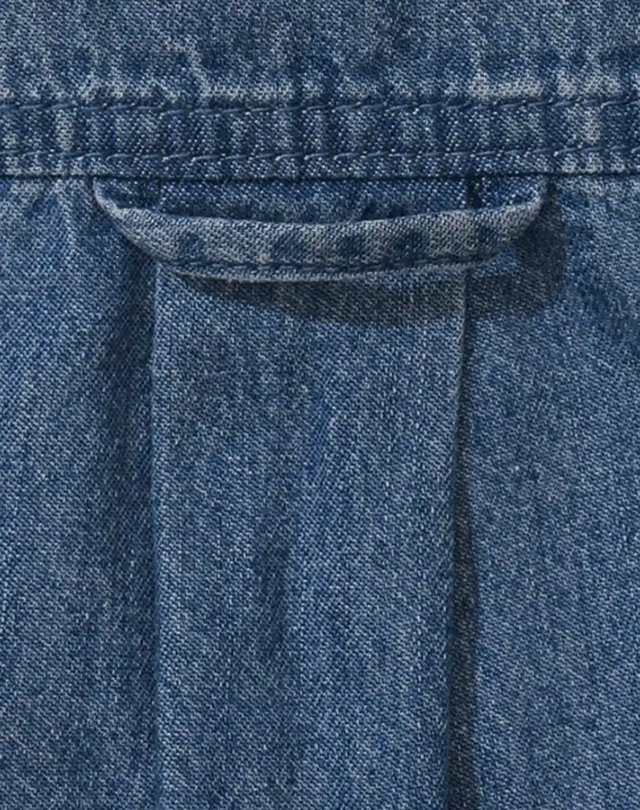 Men's Regular Fit Denim Button-Up Shirt for GZ34MCP image 5
