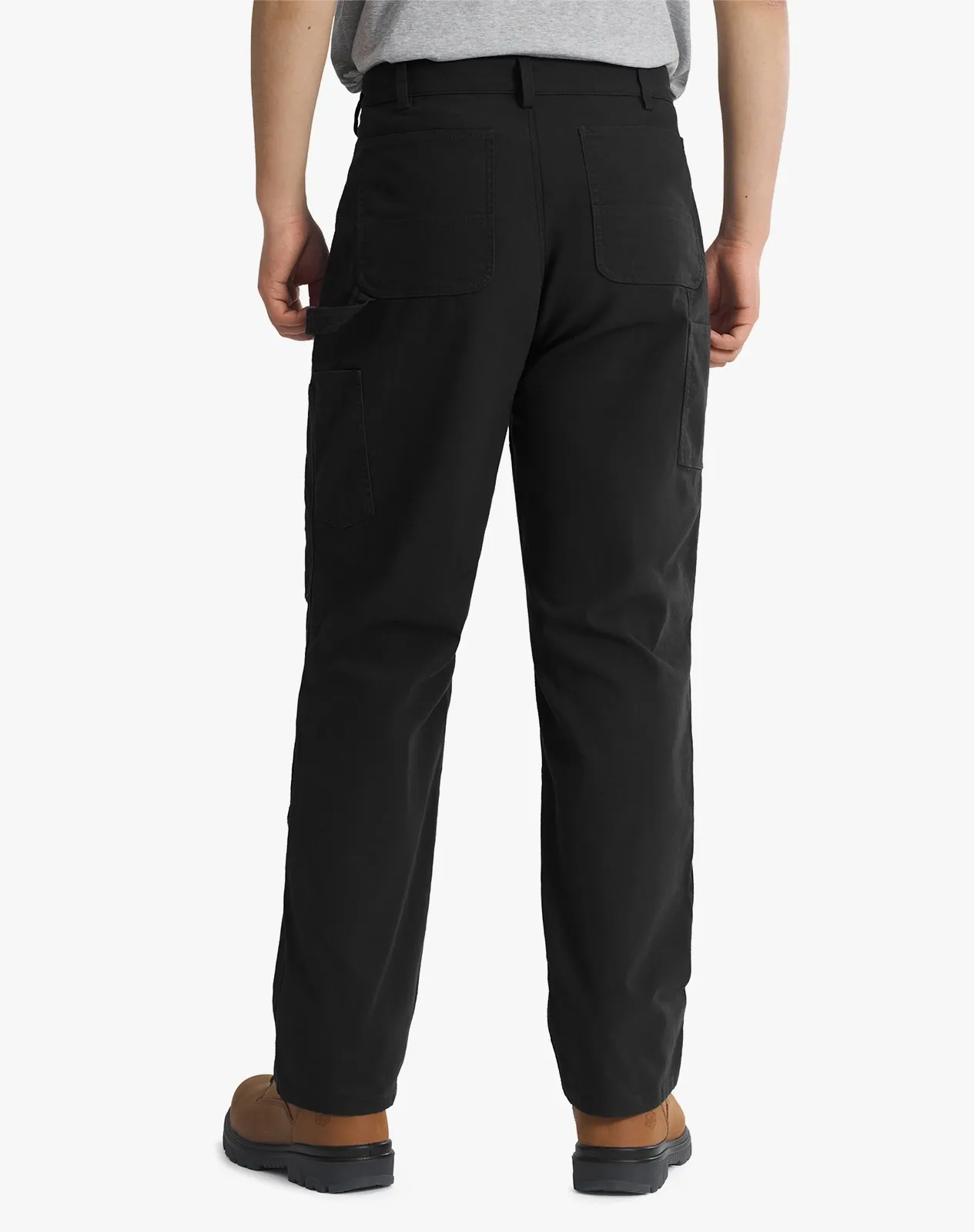 Black Men's Cotton Multi-Pocket Work Pants for GZ35MCP image 3