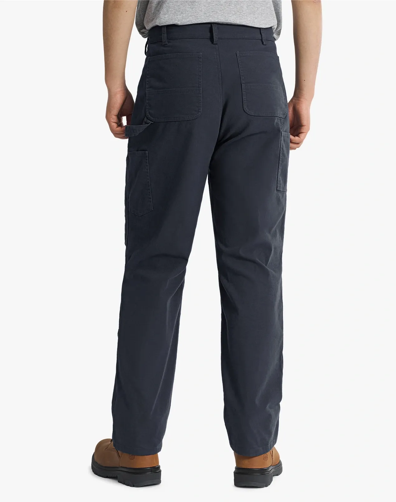 Grey Men's Cotton Multi-Pocket Work Pants for GZ35MCP image 3