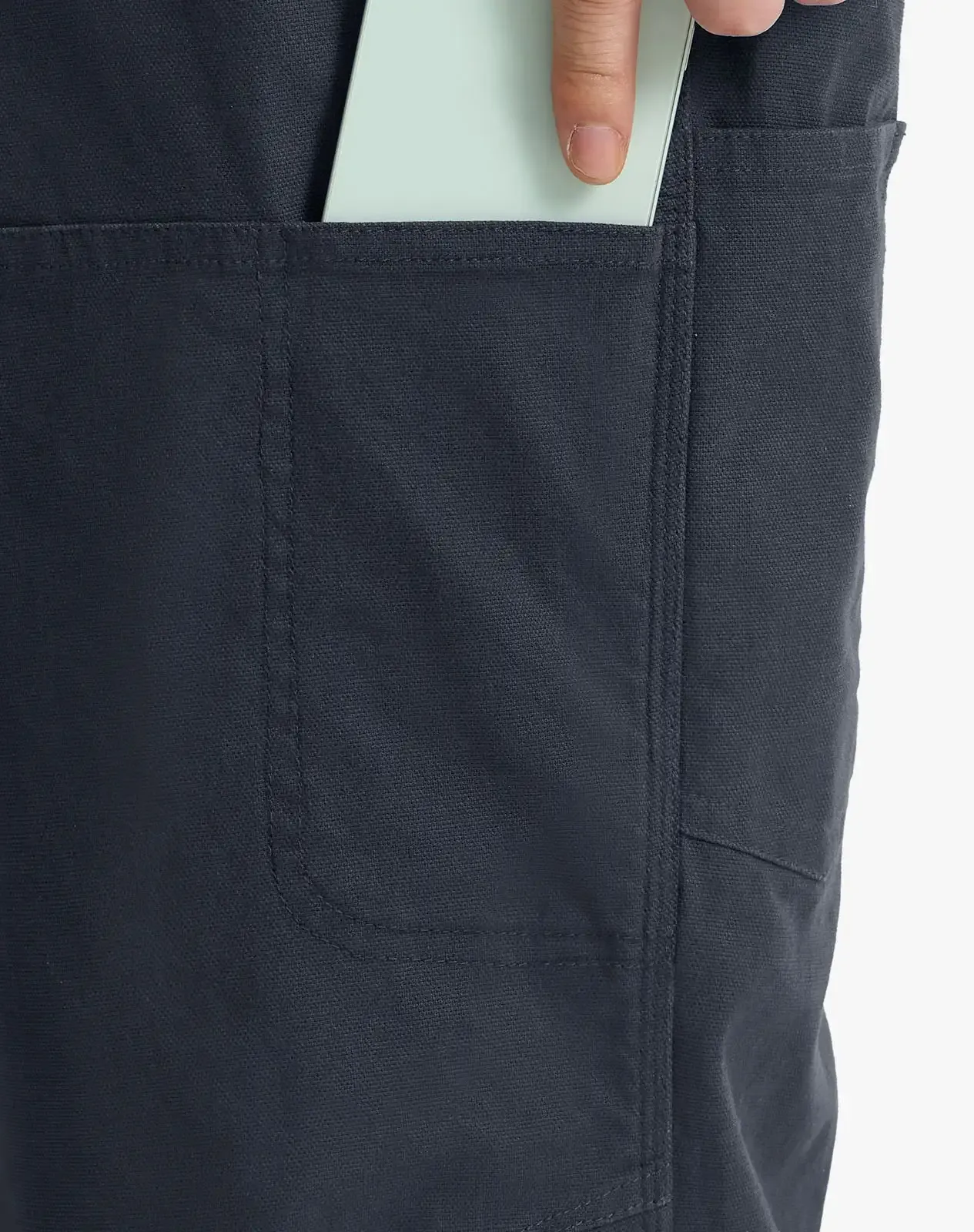 Grey Men's Cotton Multi-Pocket Work Pants for GZ35MCP image 6