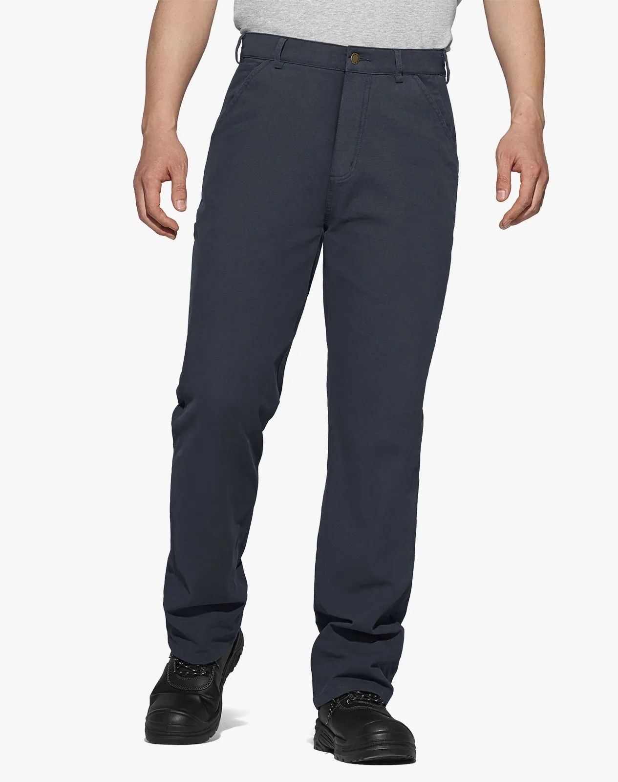 Green Men's Basic Cotton Work Pants | HISEA