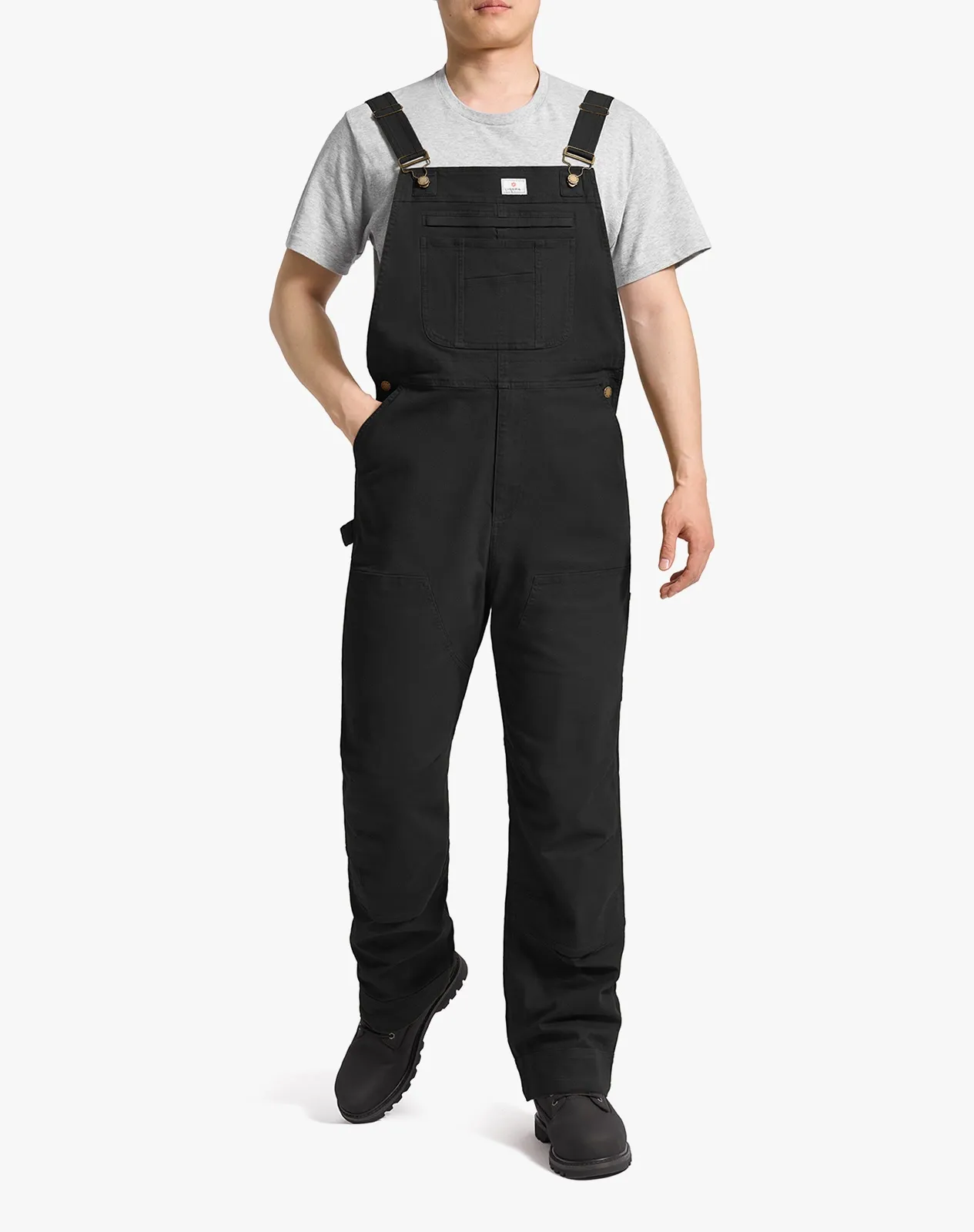 Men's Stretch Canvas Bib Overalls for GZ37MCP image 3